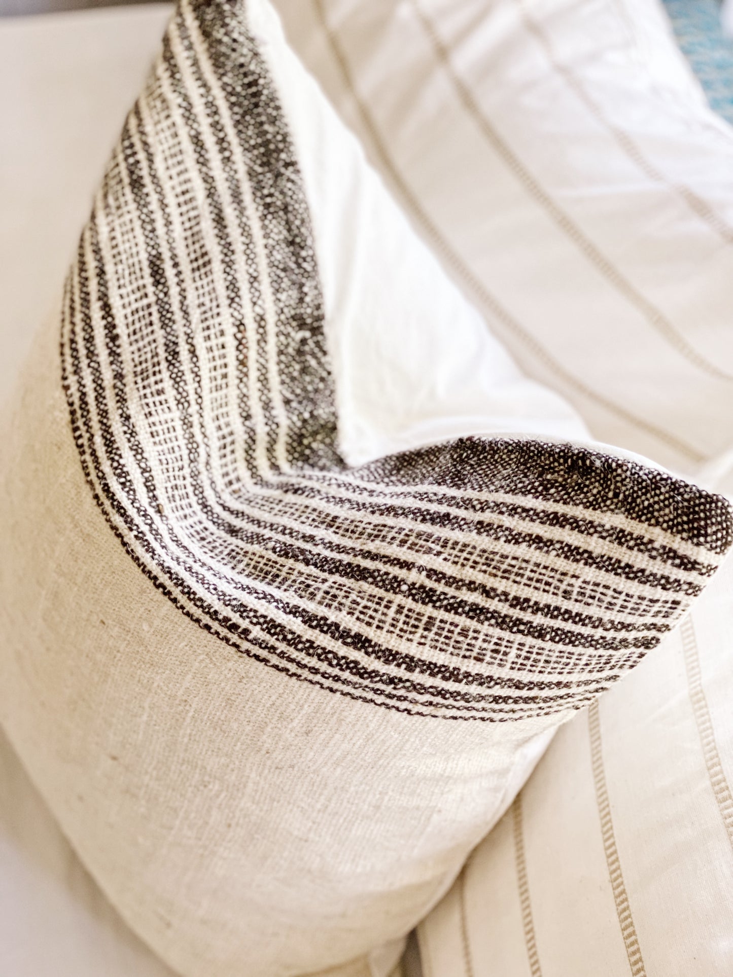 Sand Natural Handwoven Euro Cushion Cover