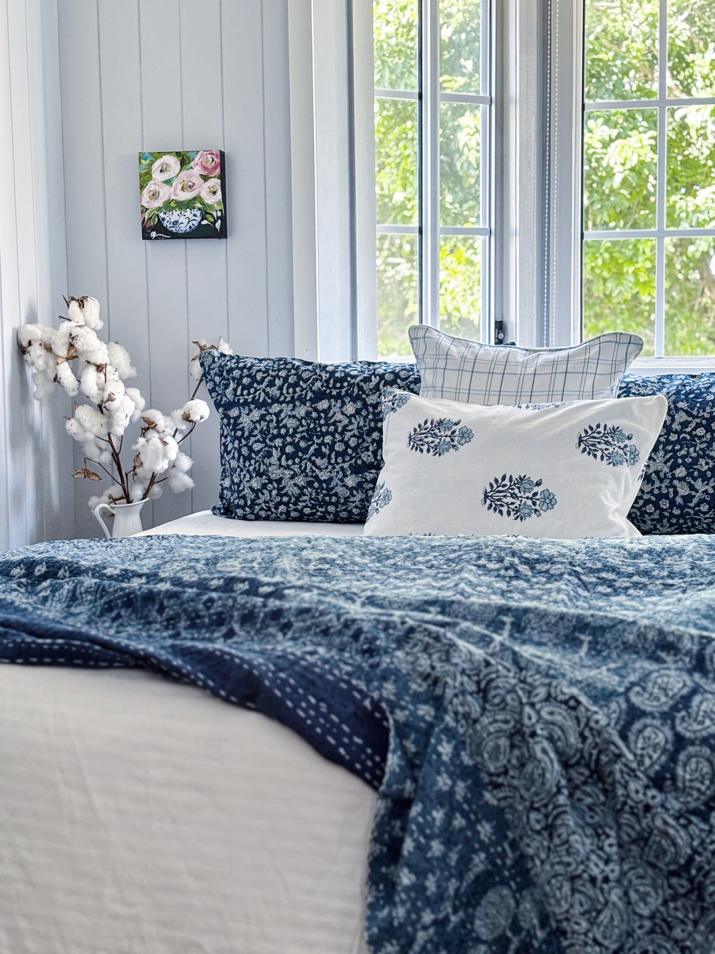 Georgia Blossom Lumbar Cushion Cover