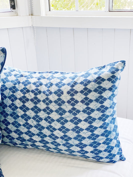 Blue Coastal Hamptons Pillowcase