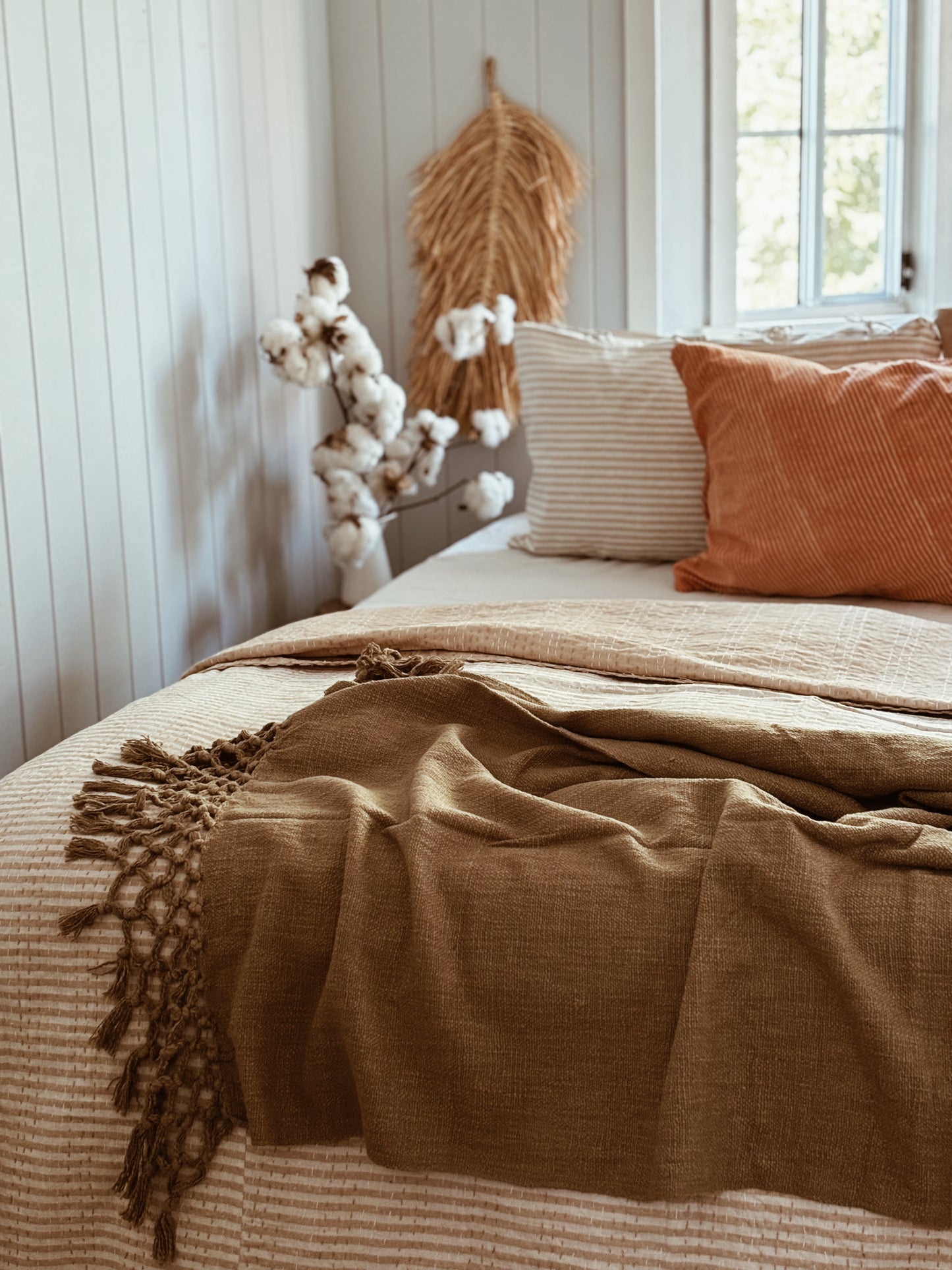 Apricot Stripes Pillowcase