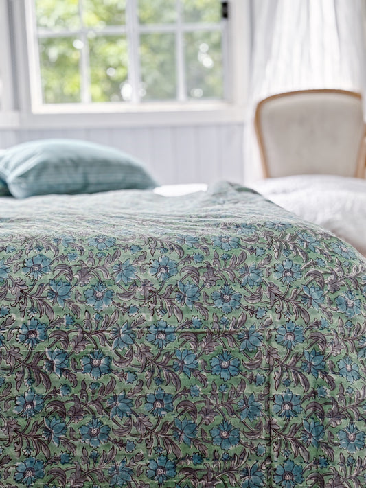 La Sunday Coastal Kantha Quilt