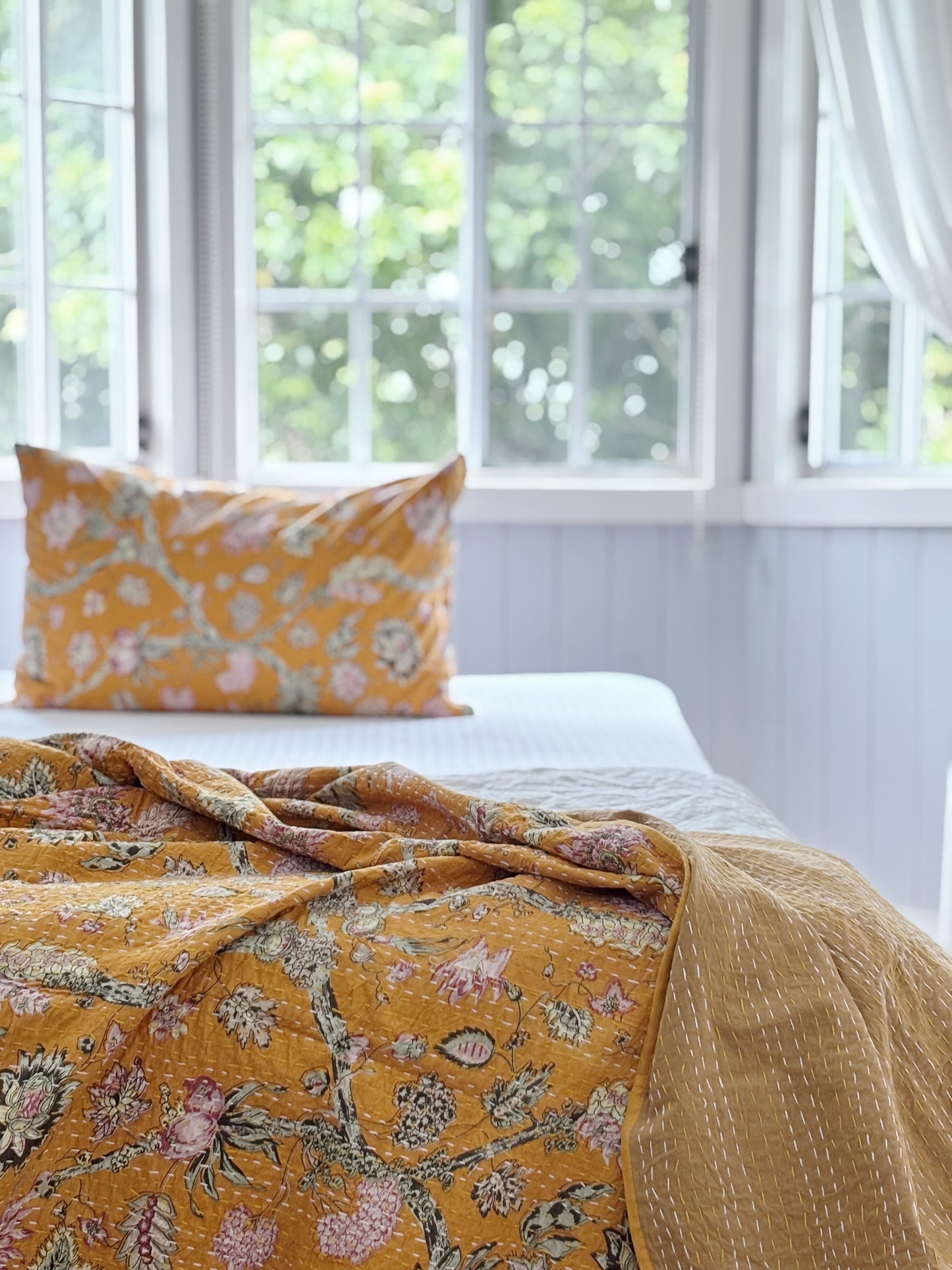 Mustard Jardin Pillowcase