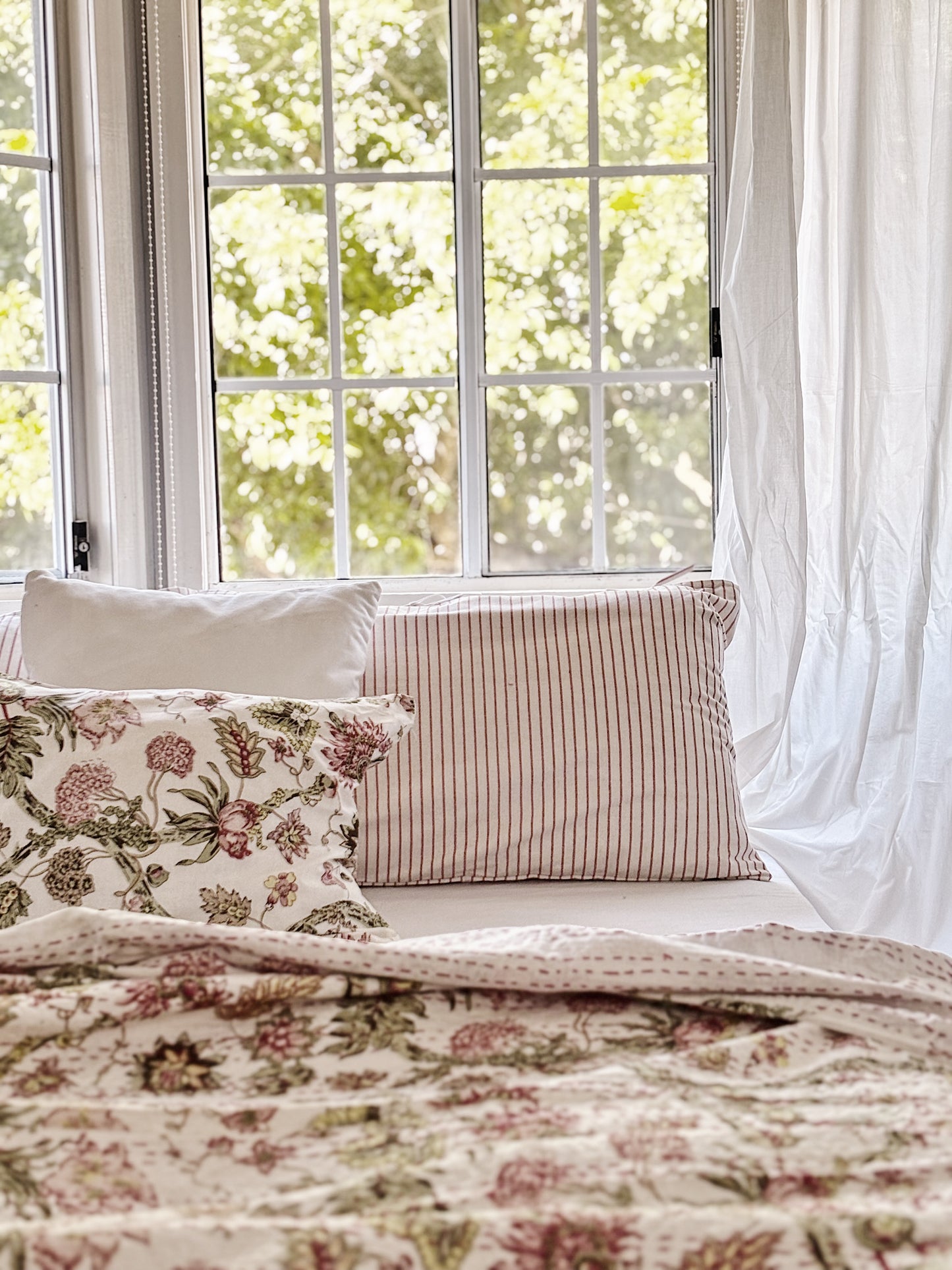 Jardin Des Plantes Kantha Quilt
