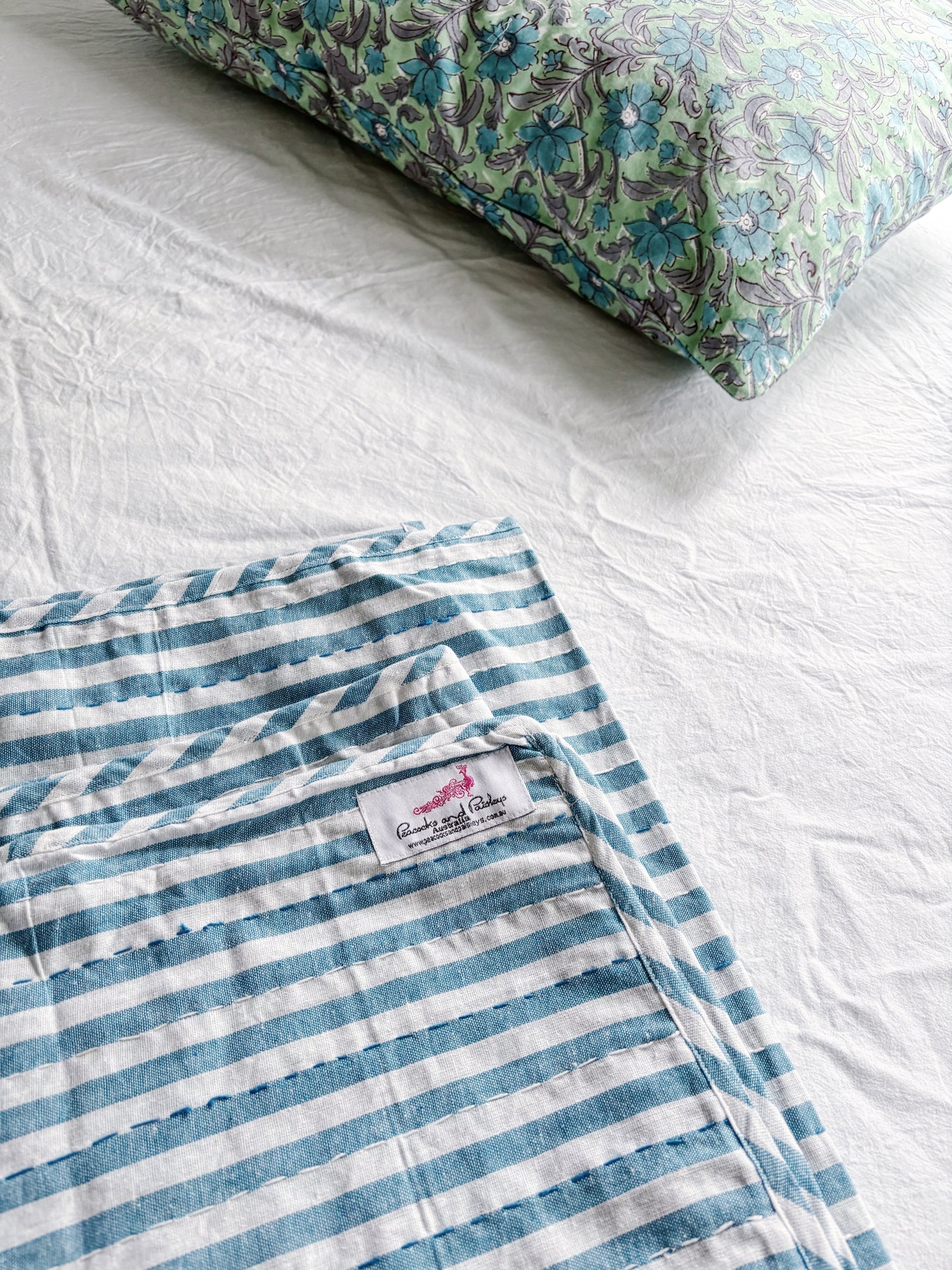 La Sunday Coastal Kantha Quilt