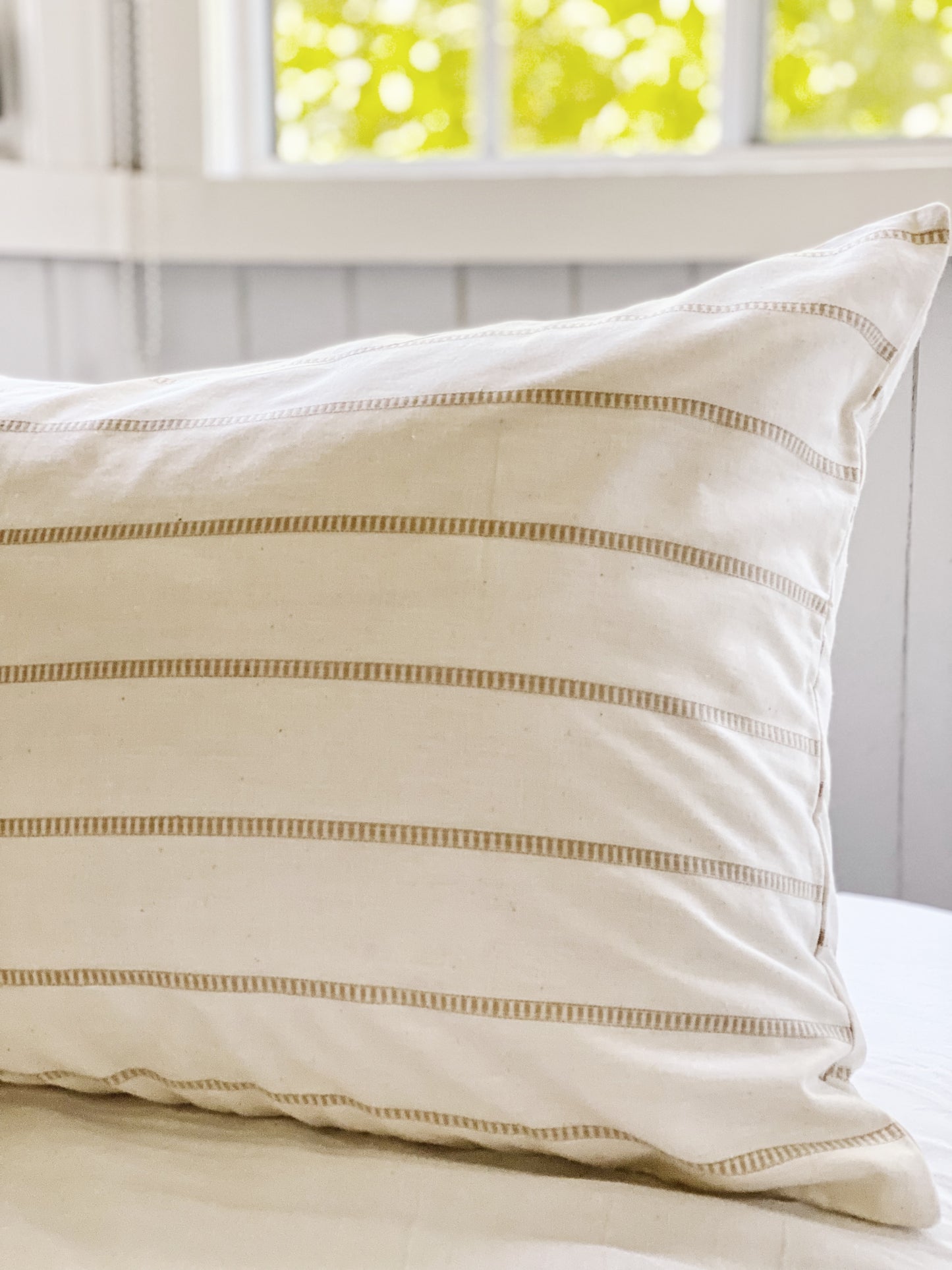 Vintage Sand Stripe Pillow Cover