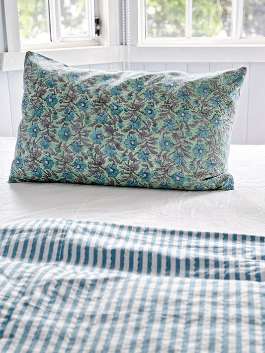 La Sunday Pillowcase ~ Hand-Printed & Sustainably Made