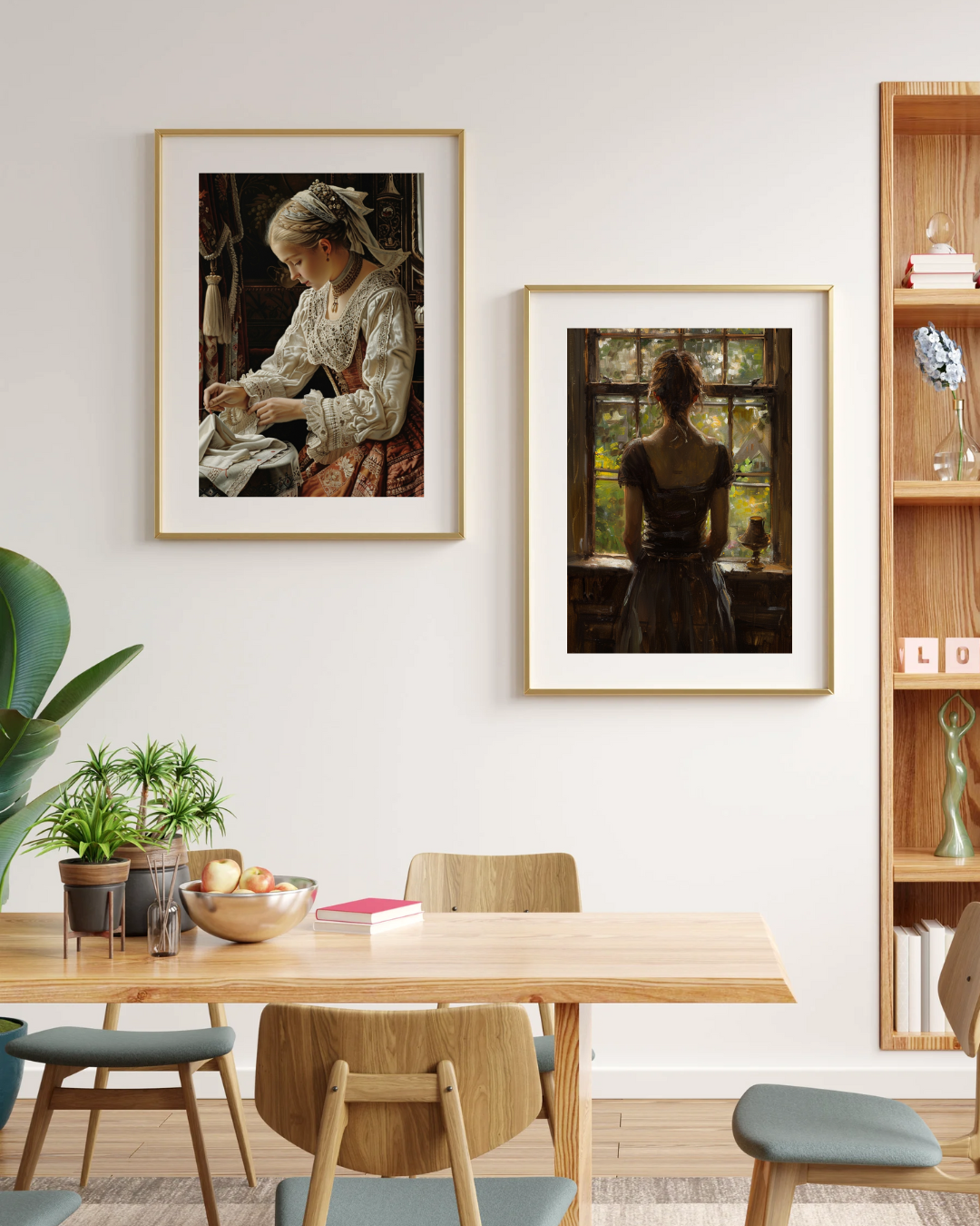GIRL IN WINDOW ARTWORK - DIGITAL PRINT