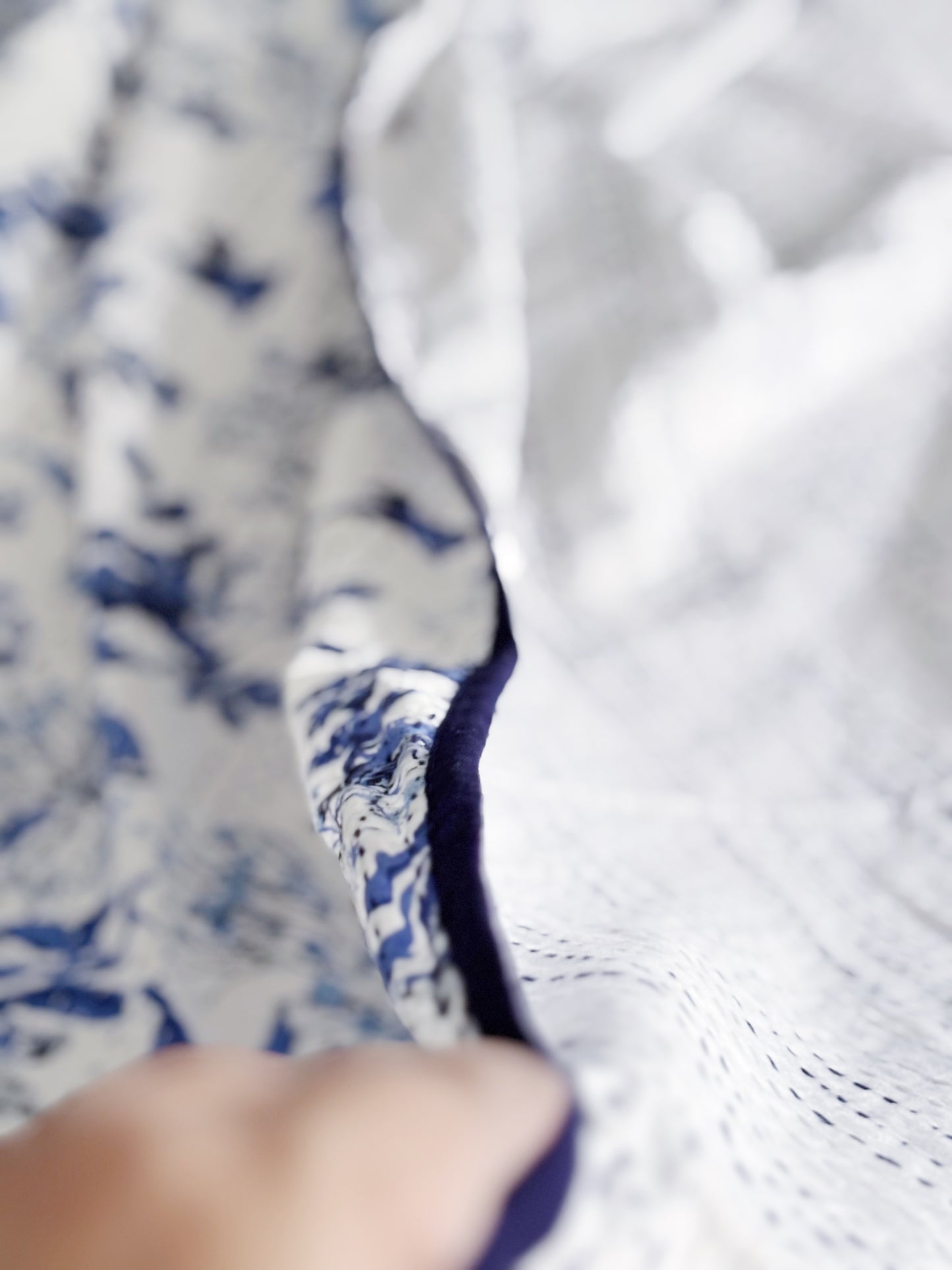 Little Birds Kantha Quilt