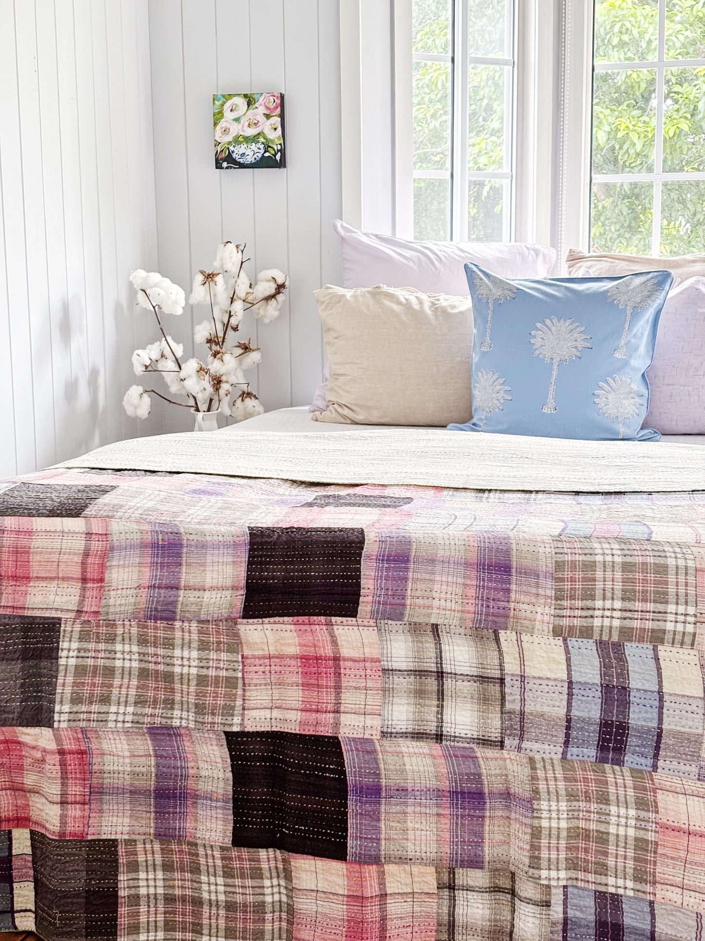 Southport Patchwork Kantha Quilt