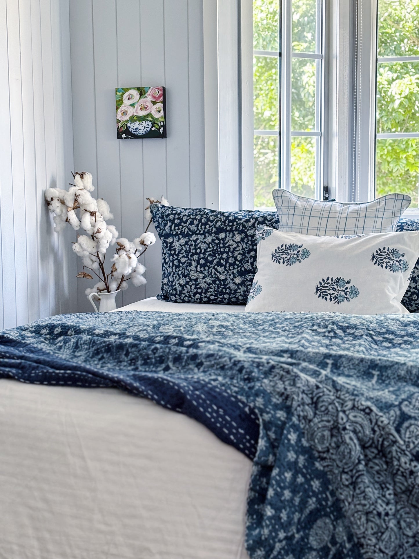 Georgia Blossom Lumbar Cushion Cover
