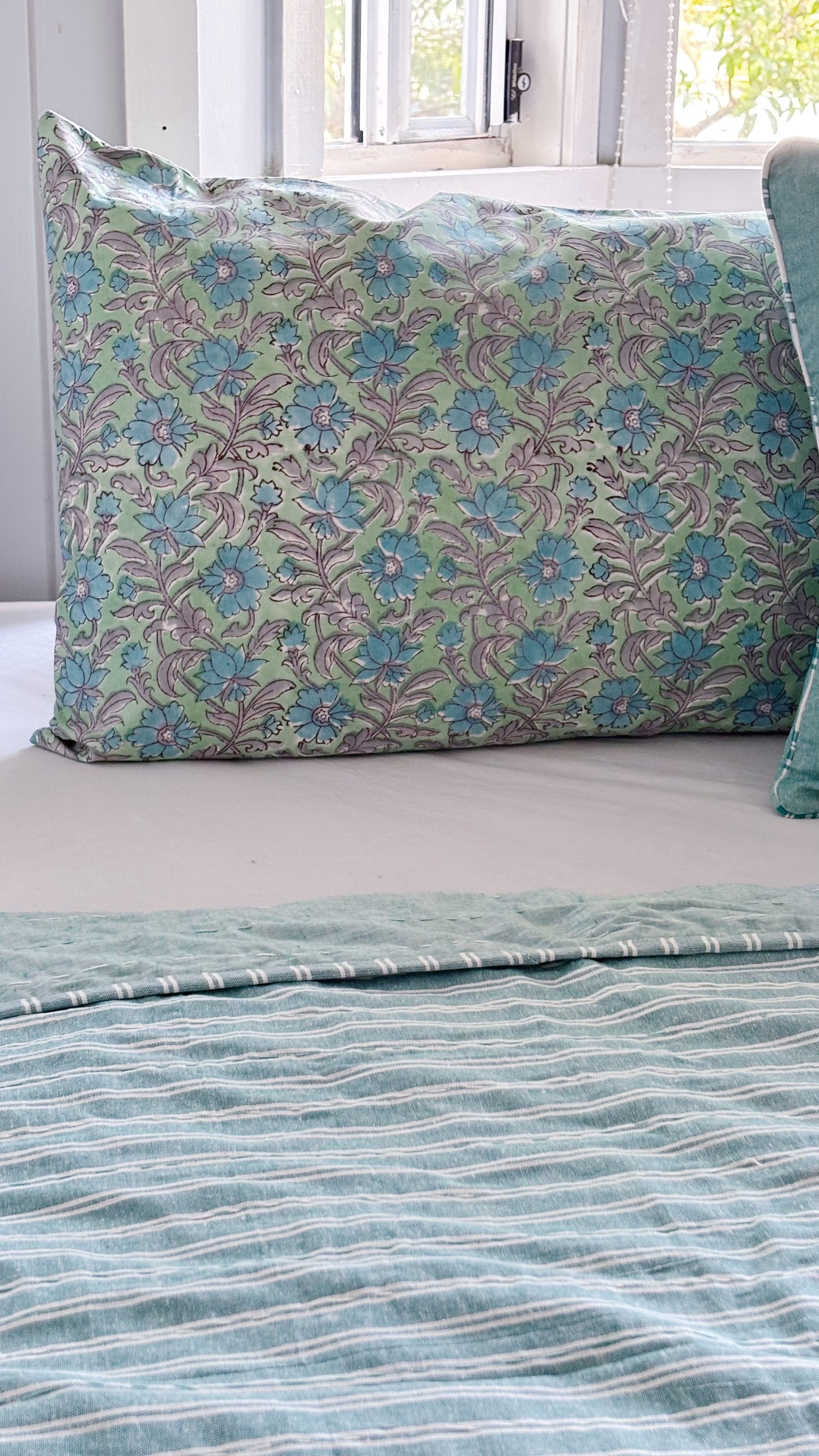 La Sunday Pillowcase ~ Hand-Printed & Sustainably Made
