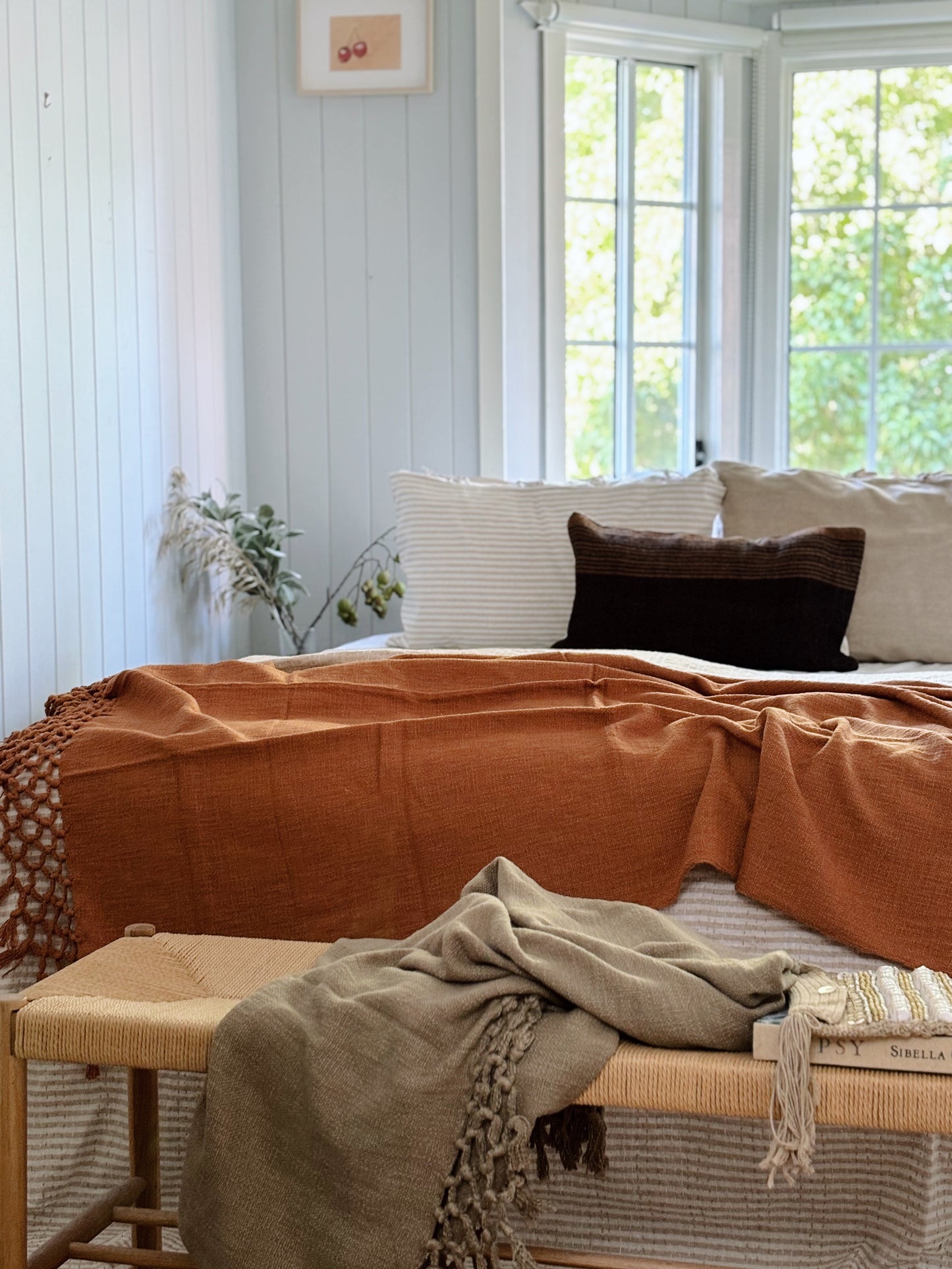 Seaside Tassel Throw