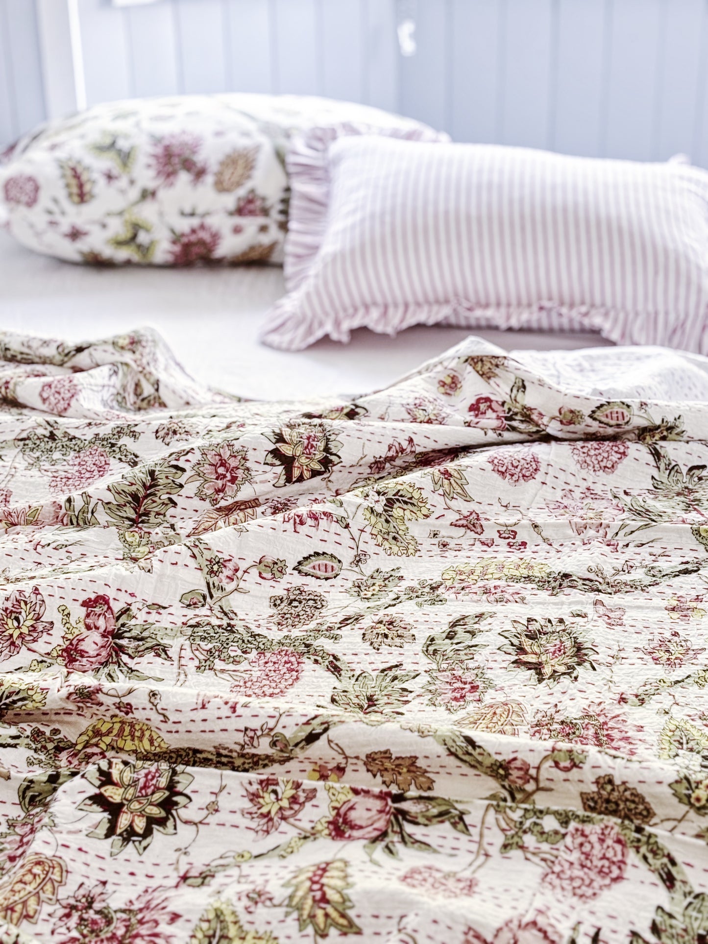 Jardin Cottage Kantha Quilt Bundle