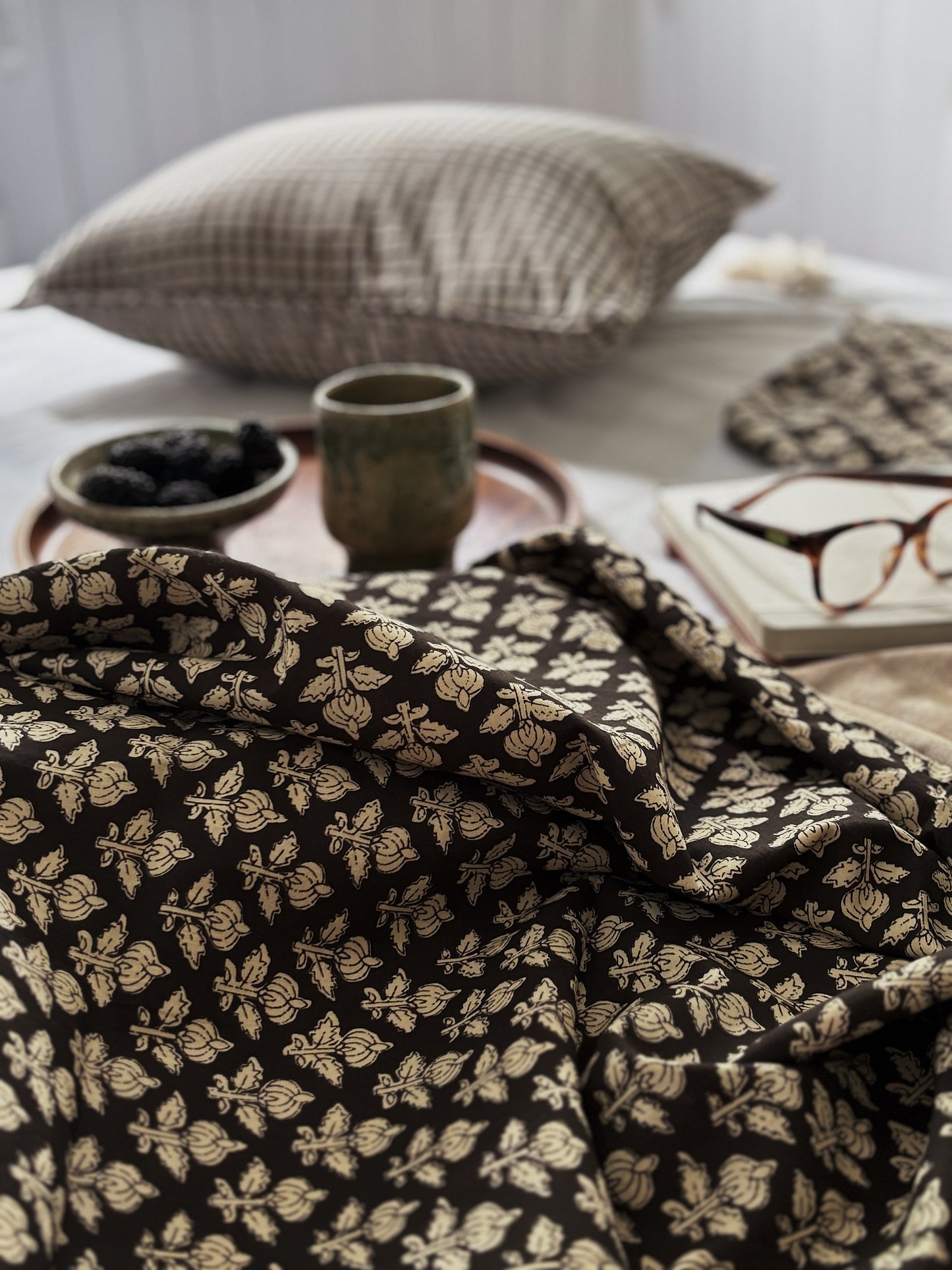 Burford Check Cushion Cover