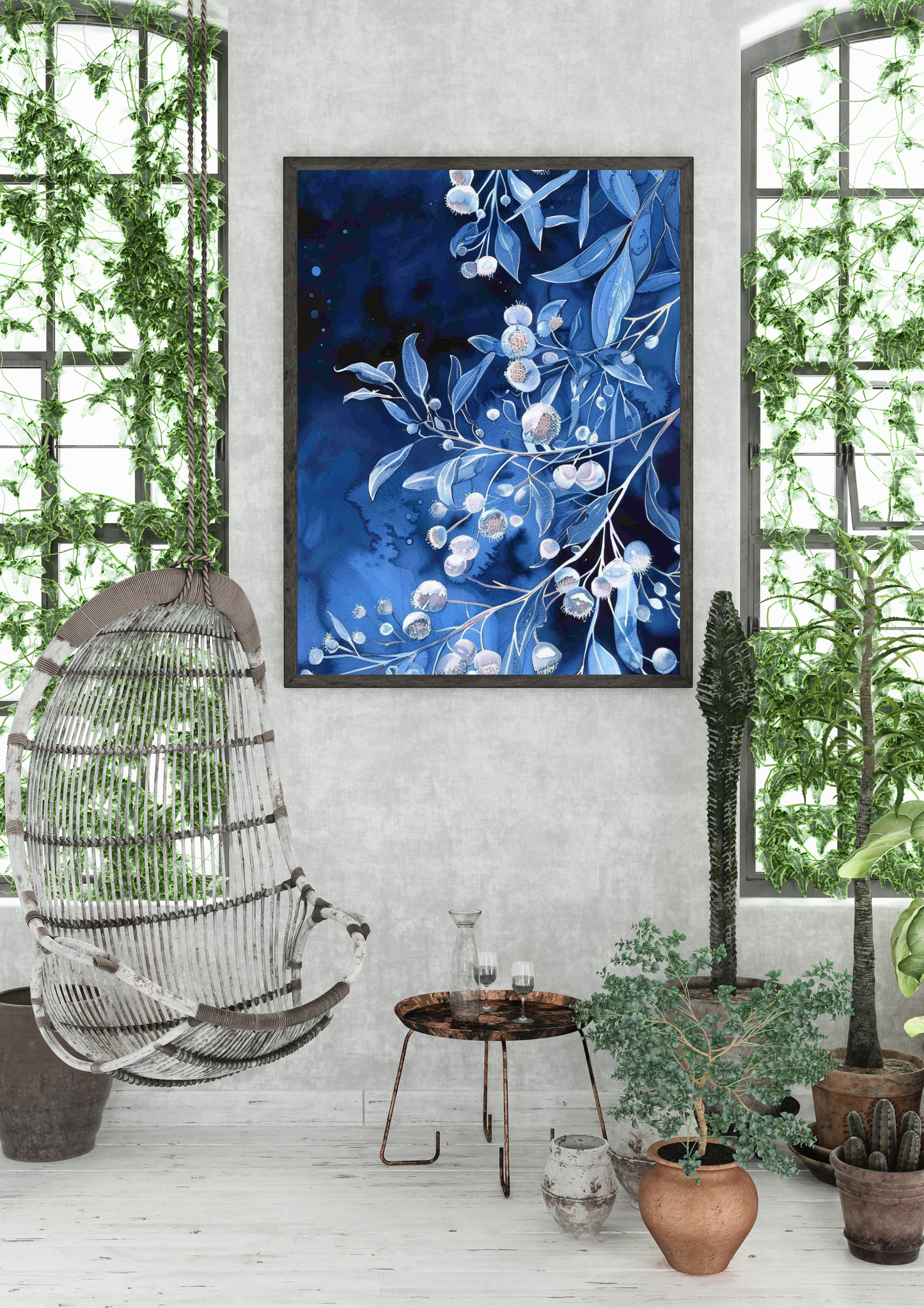 INDIGO GUMNUTS ARTWORK - DIGITAL PRINT