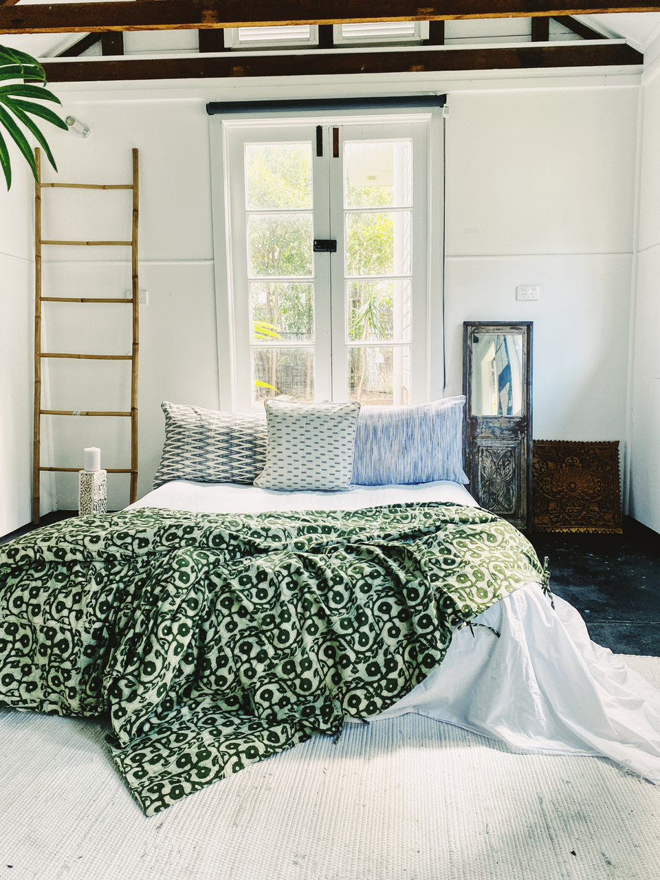 Sage Gumnuts Quilt Cover