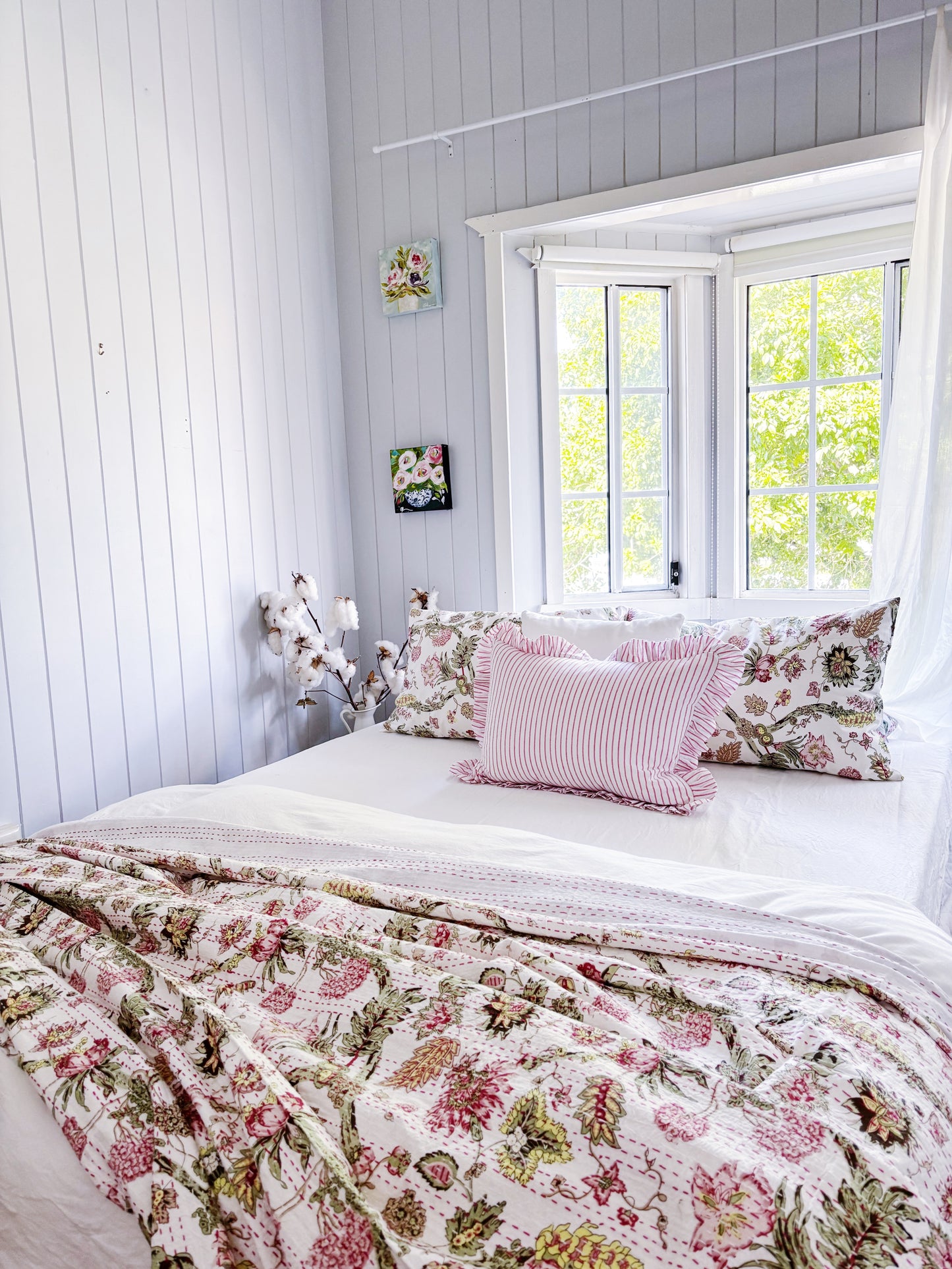 Jardin Cottage Kantha Quilt Bundle