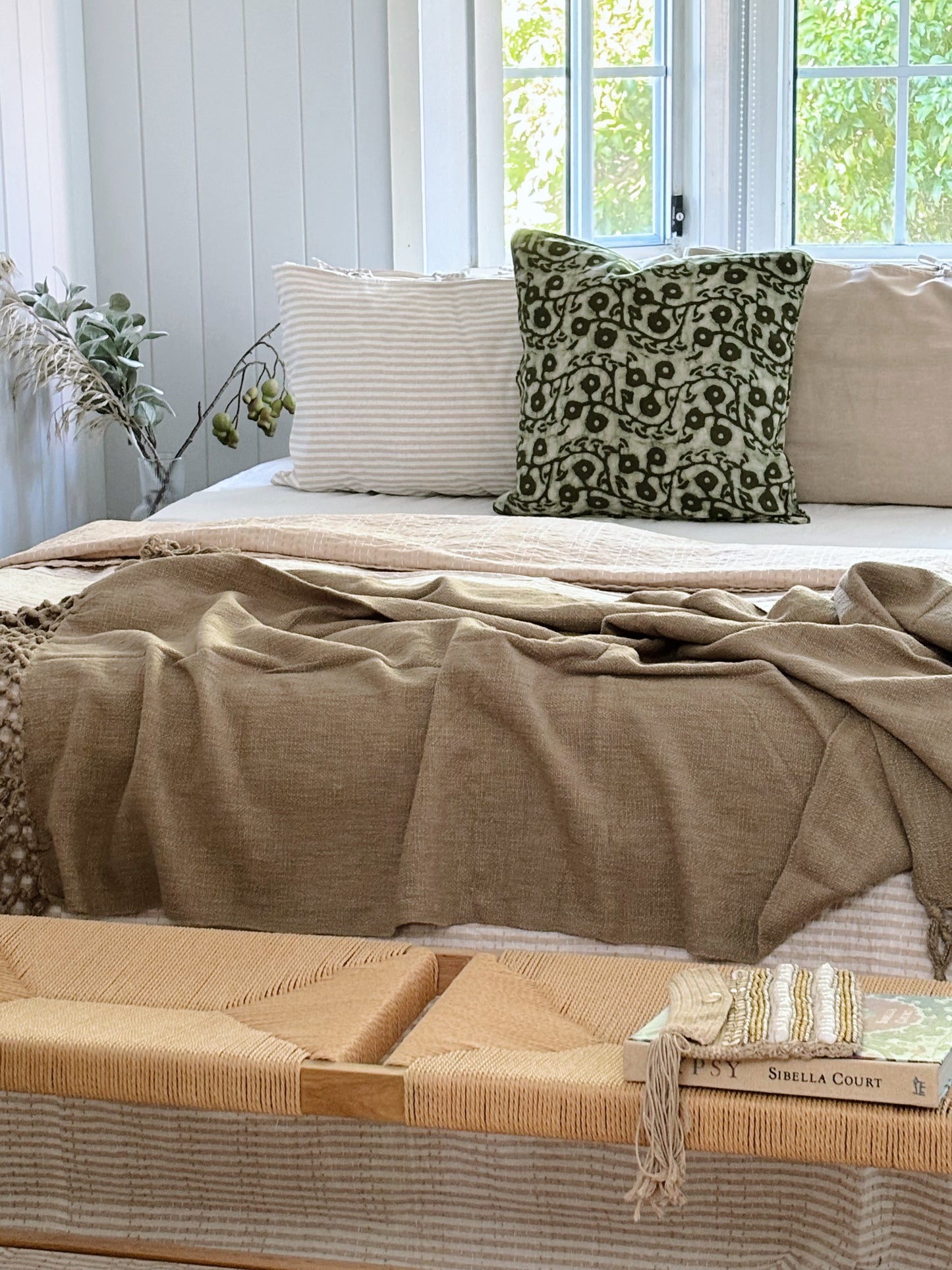 Sand Tassel Throw