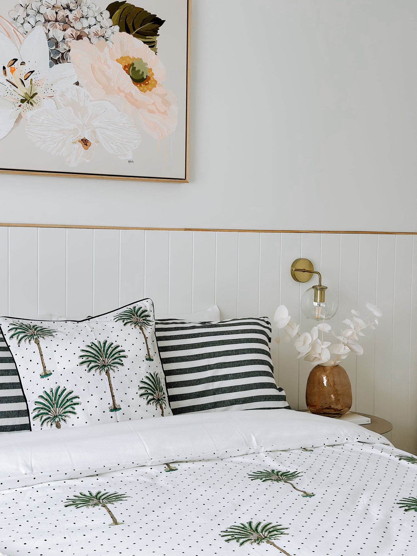 Graphite Bondi  Stripes Pillowcase