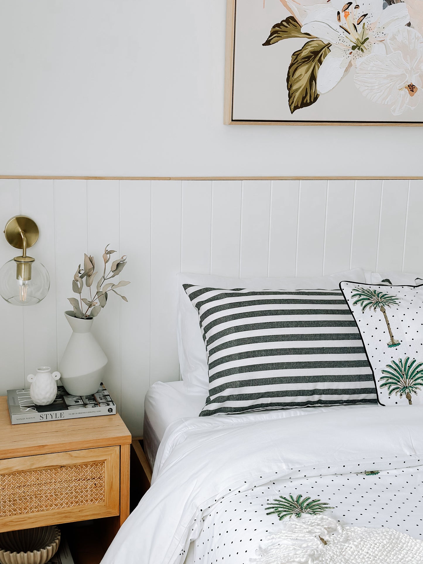 Graphite Bondi  Stripes Pillowcase