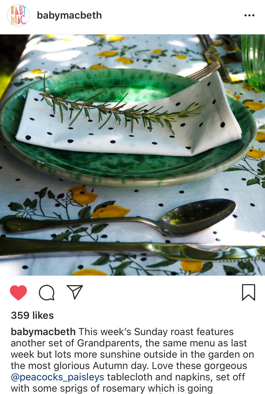 Capri Limoncello Tablecloth