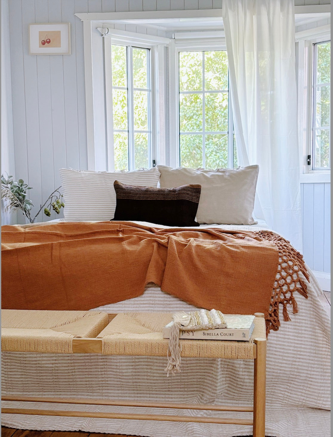 Seaside Tassel Throw