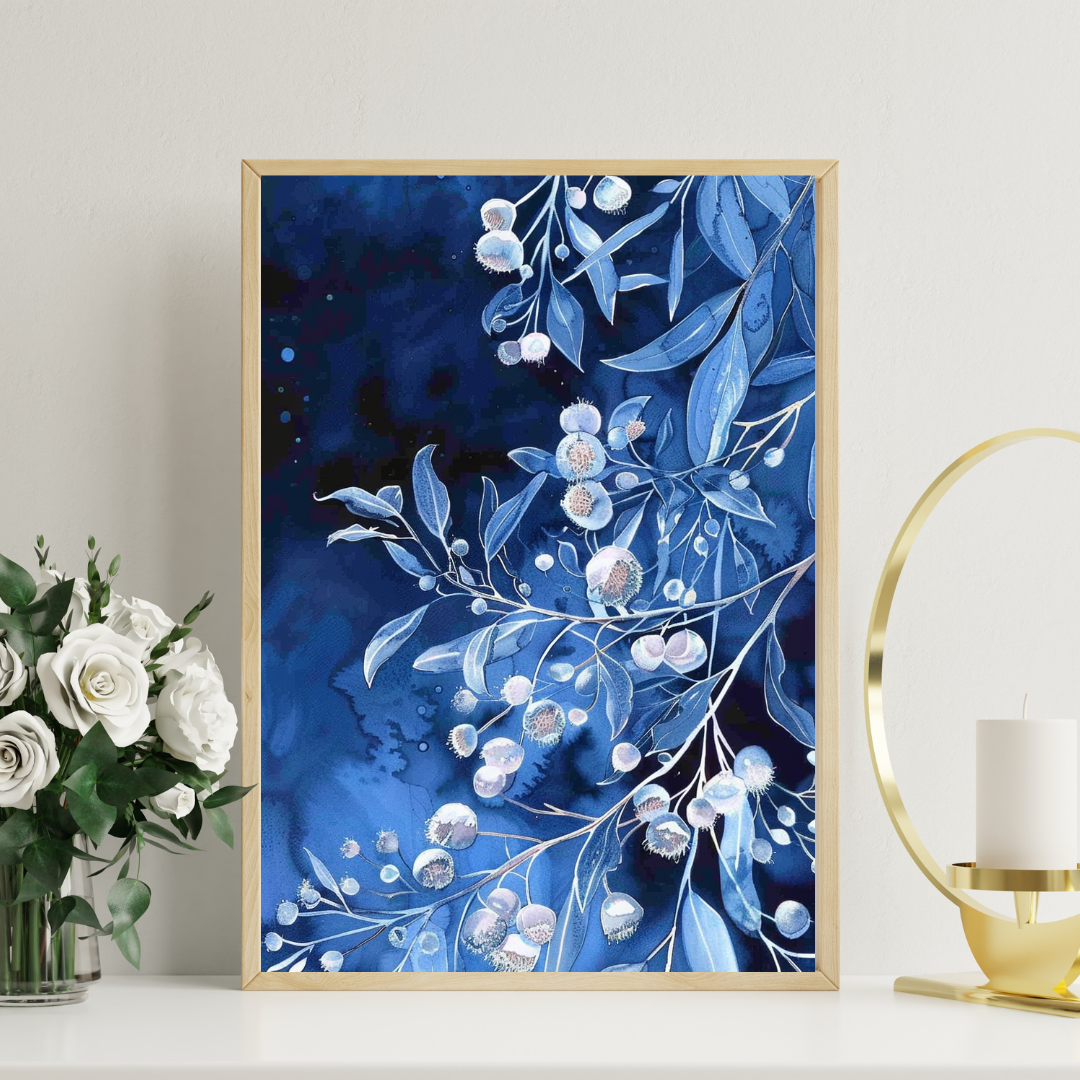INDIGO GUMNUTS ARTWORK - DIGITAL PRINT
