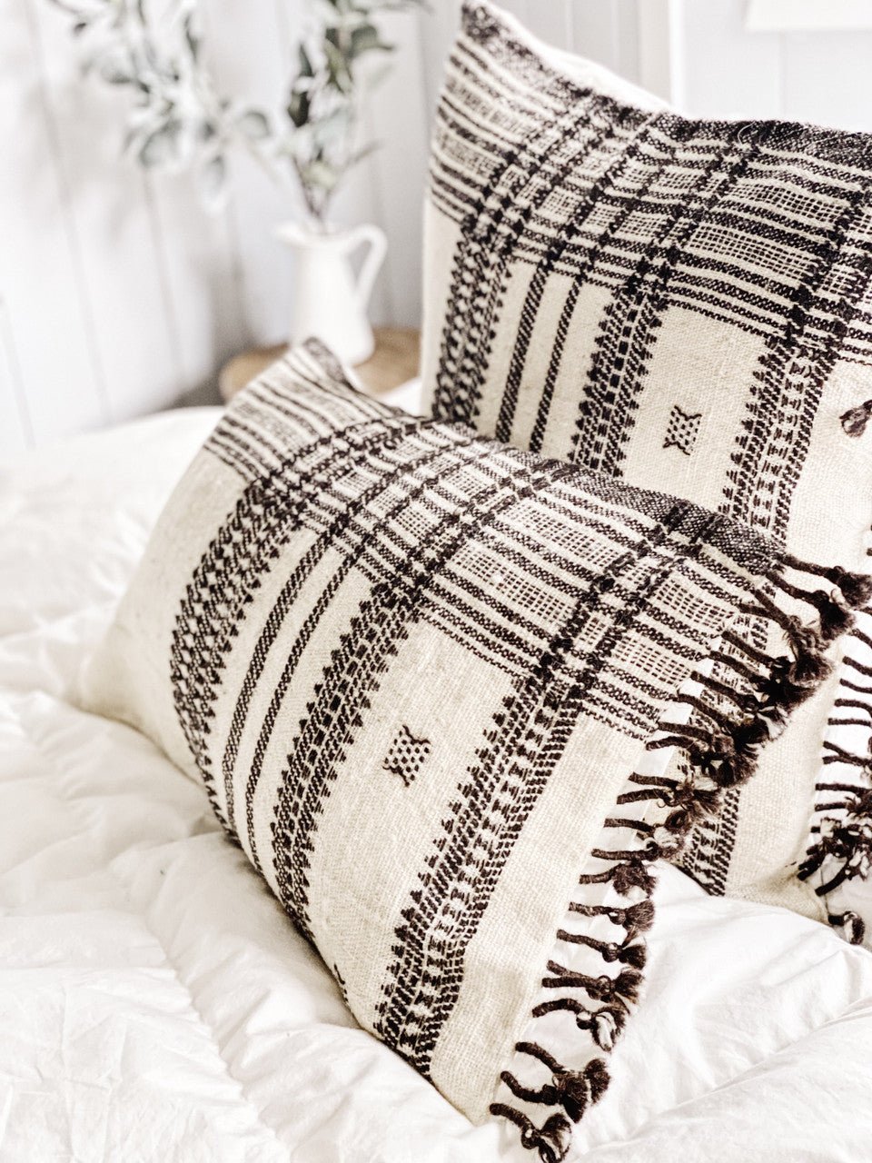 Espresso Handwoven Euro Cushion Cover