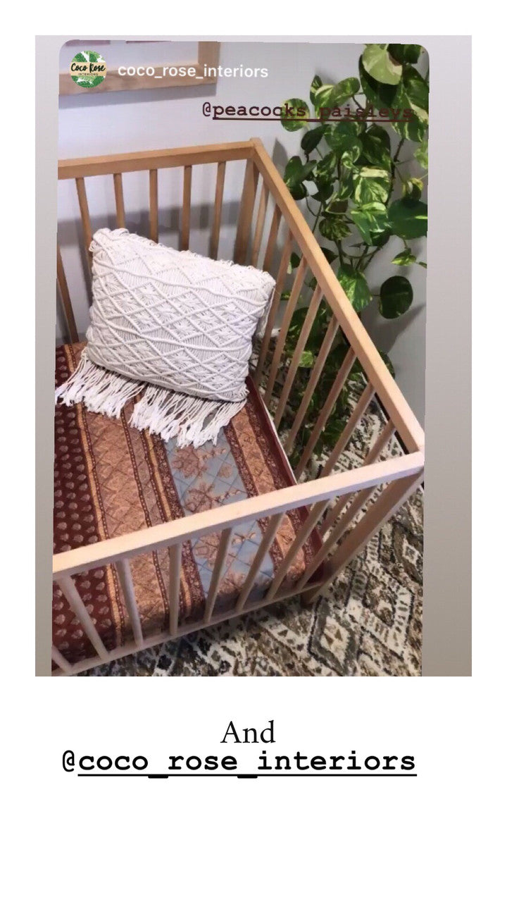 Palme D'or Bohemian Baby Quilt