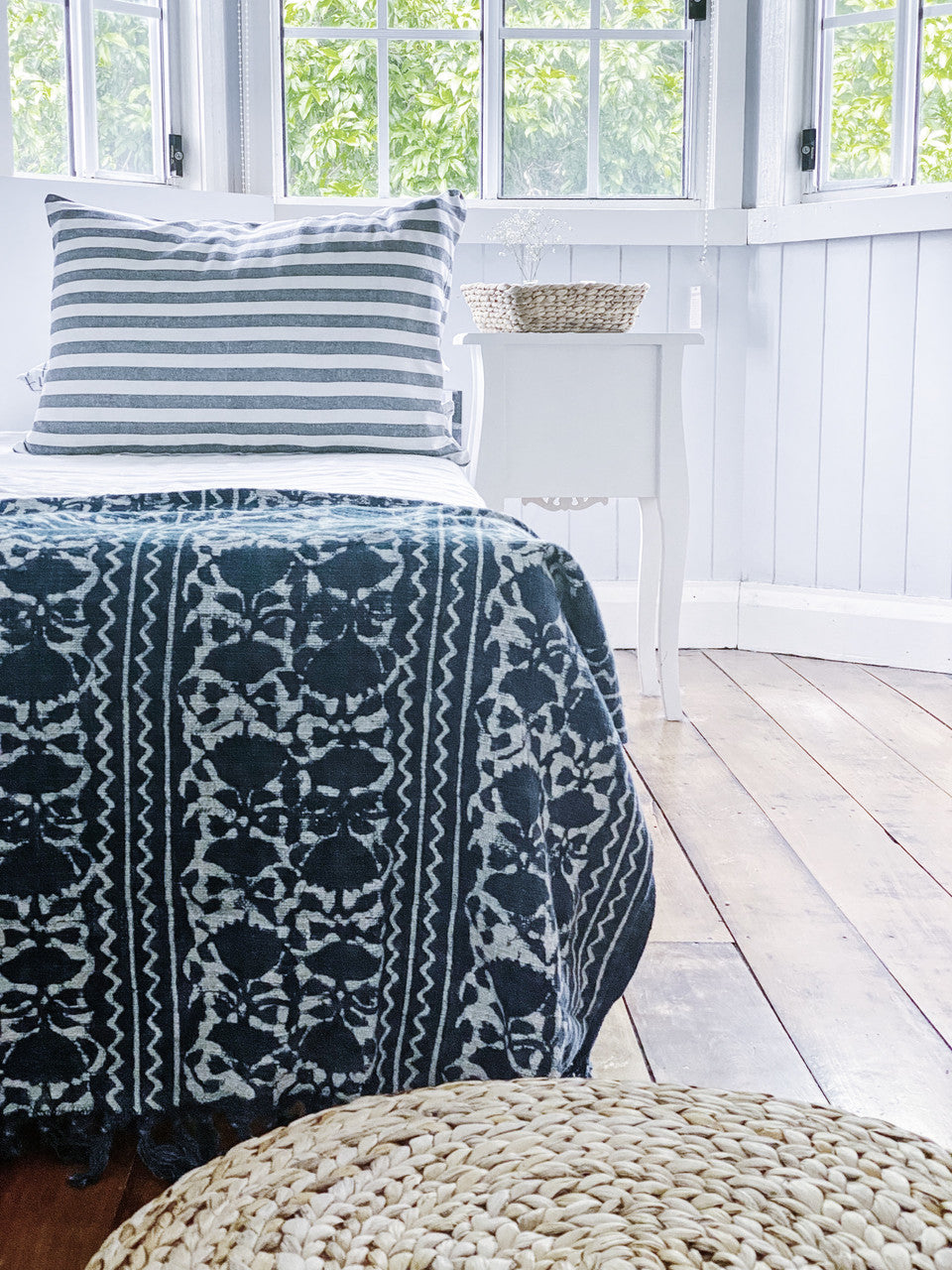 Graphite Bondi  Stripes Pillowcase