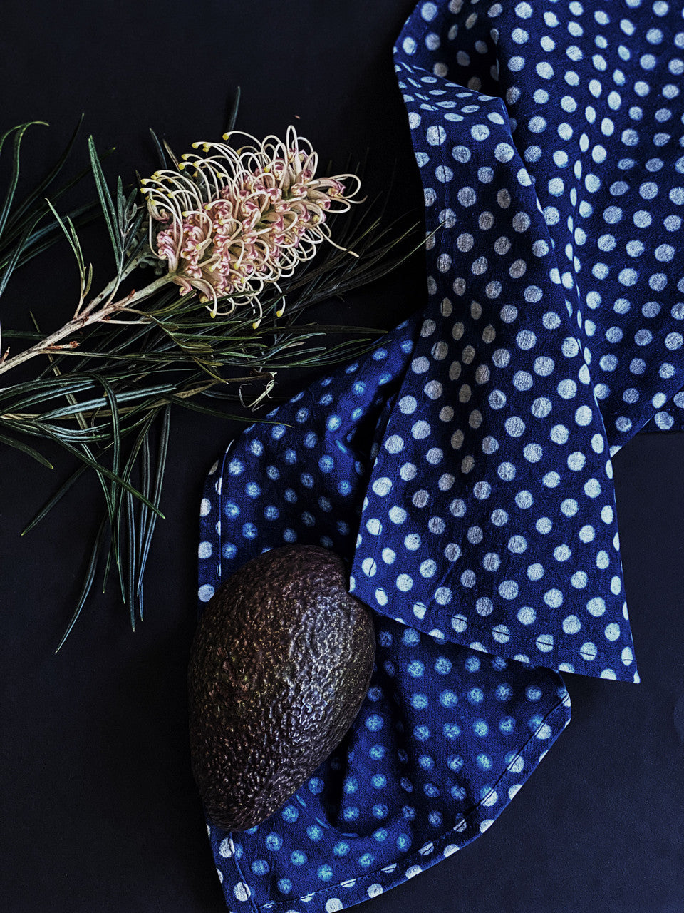 Indigo Dotty Napkins -Set of 4