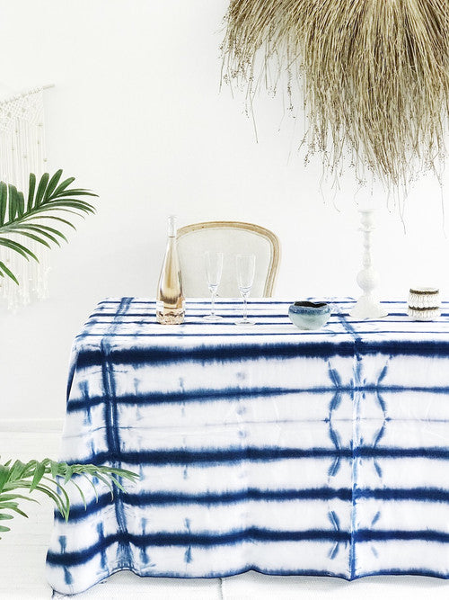 Coogee Shibori Tablecloth (180 X260 cm)