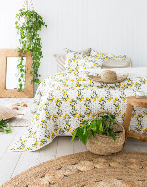 Capri Limoncello Kantha Quilt