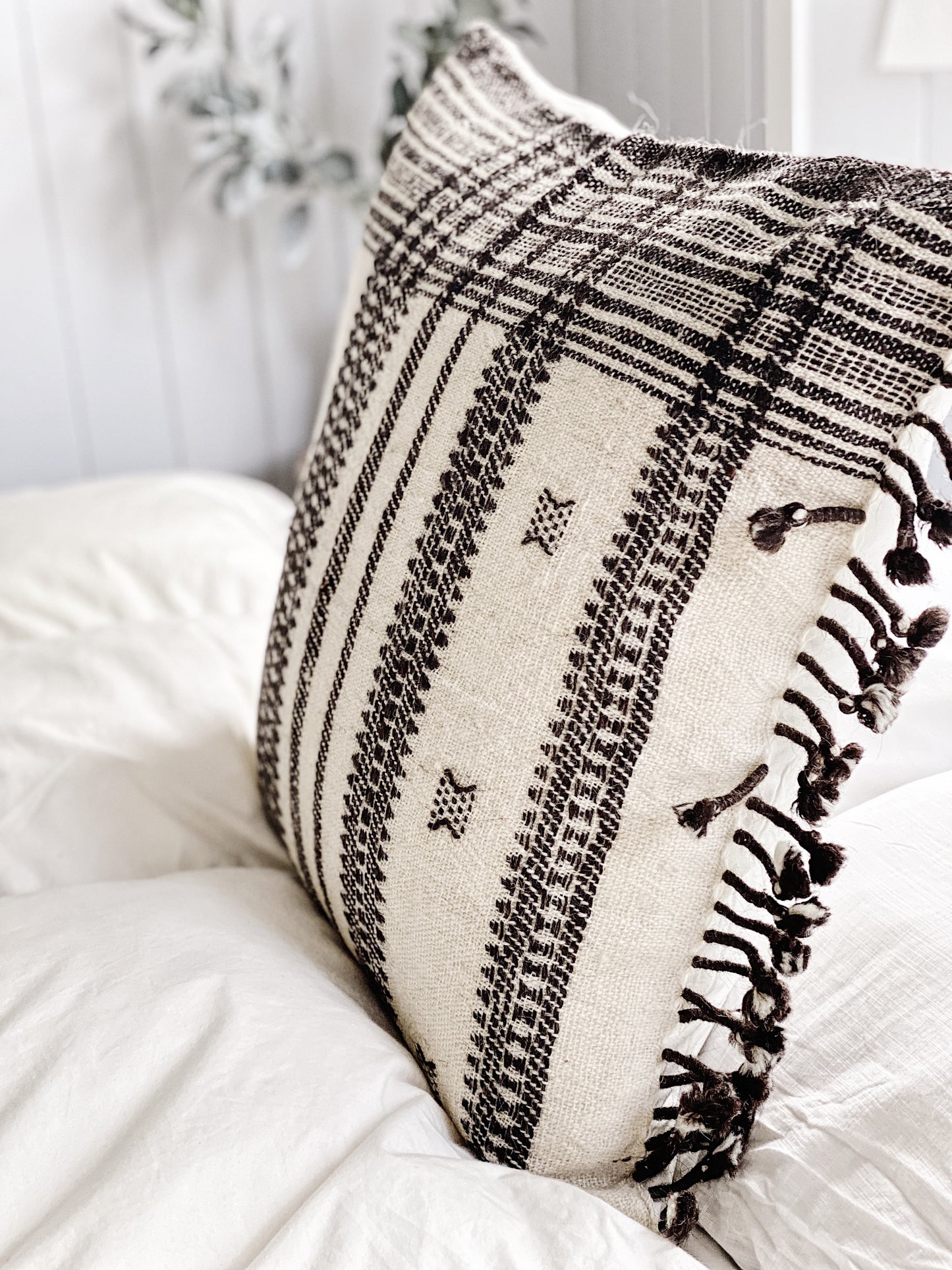 Espresso Handwoven Euro Cushion Cover