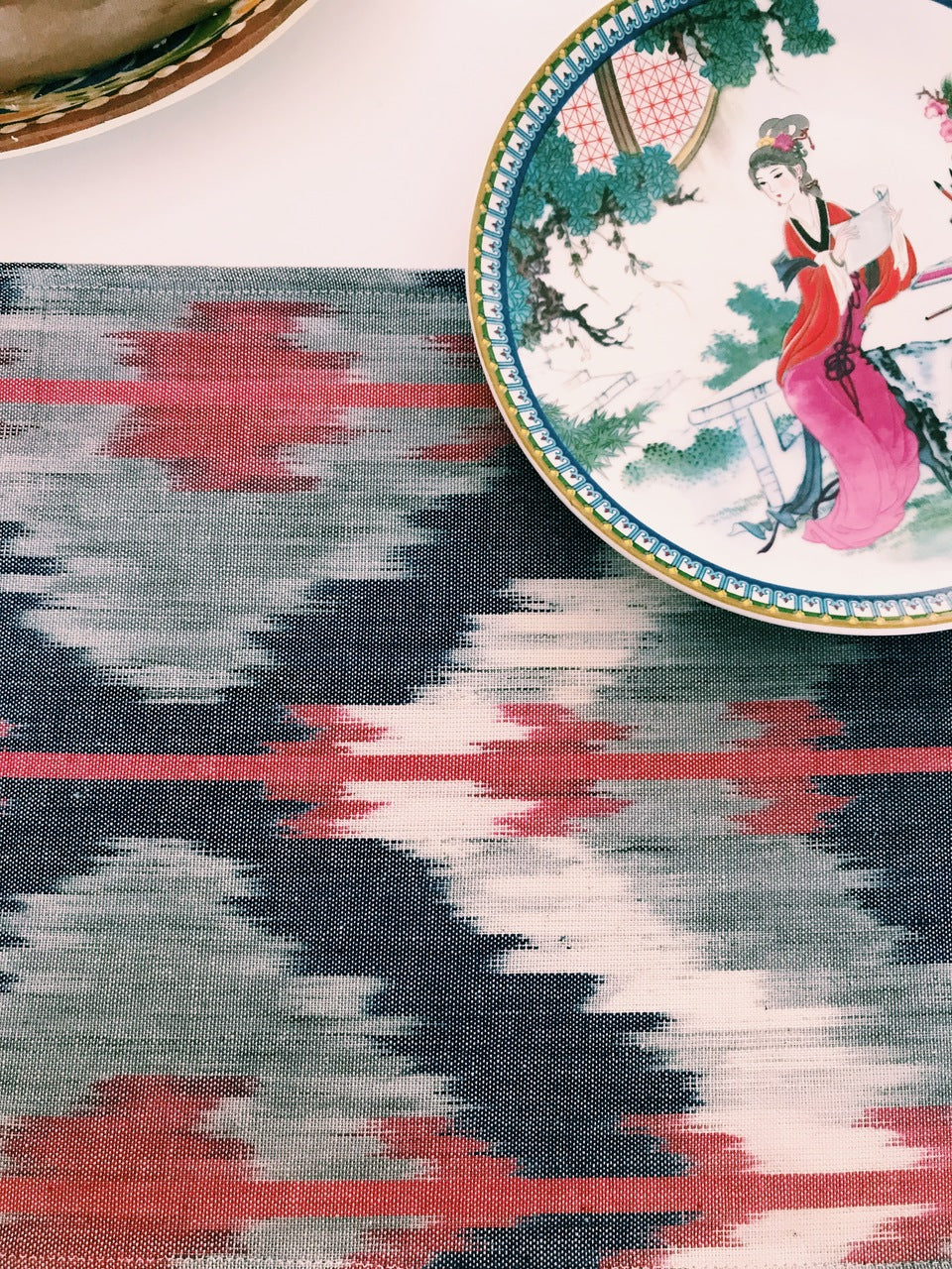 Sahara Ikat Table Runner