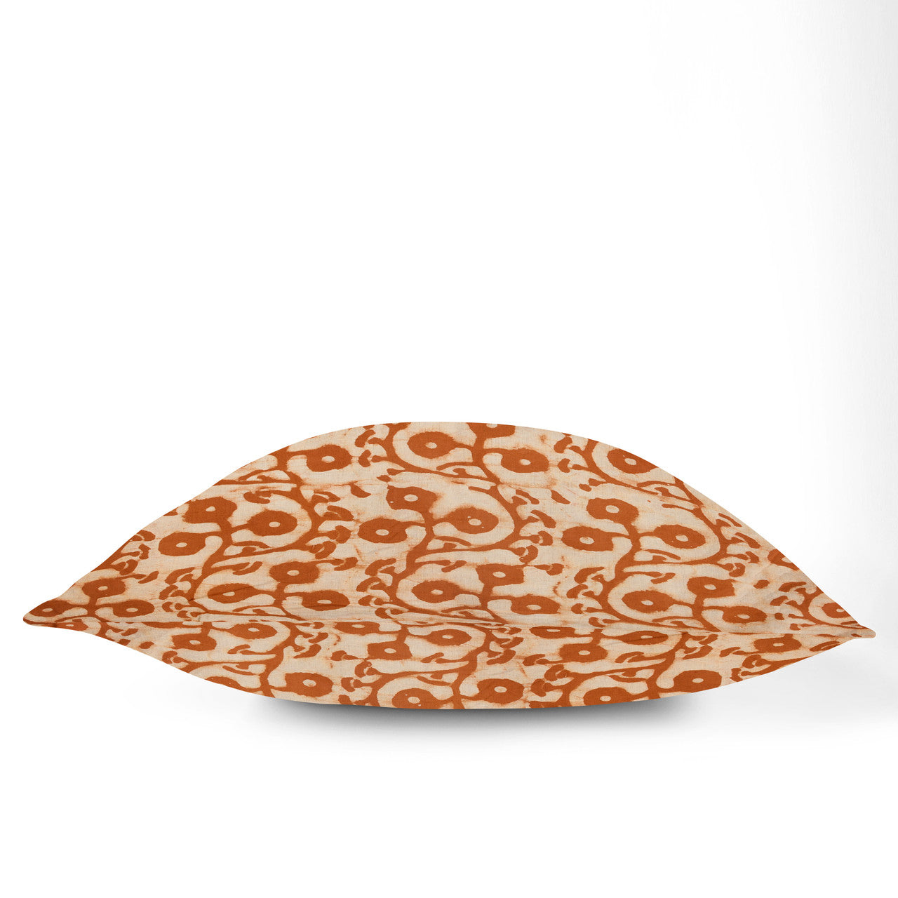 Terracotta Gumnuts Linen Euro Cushion Cover