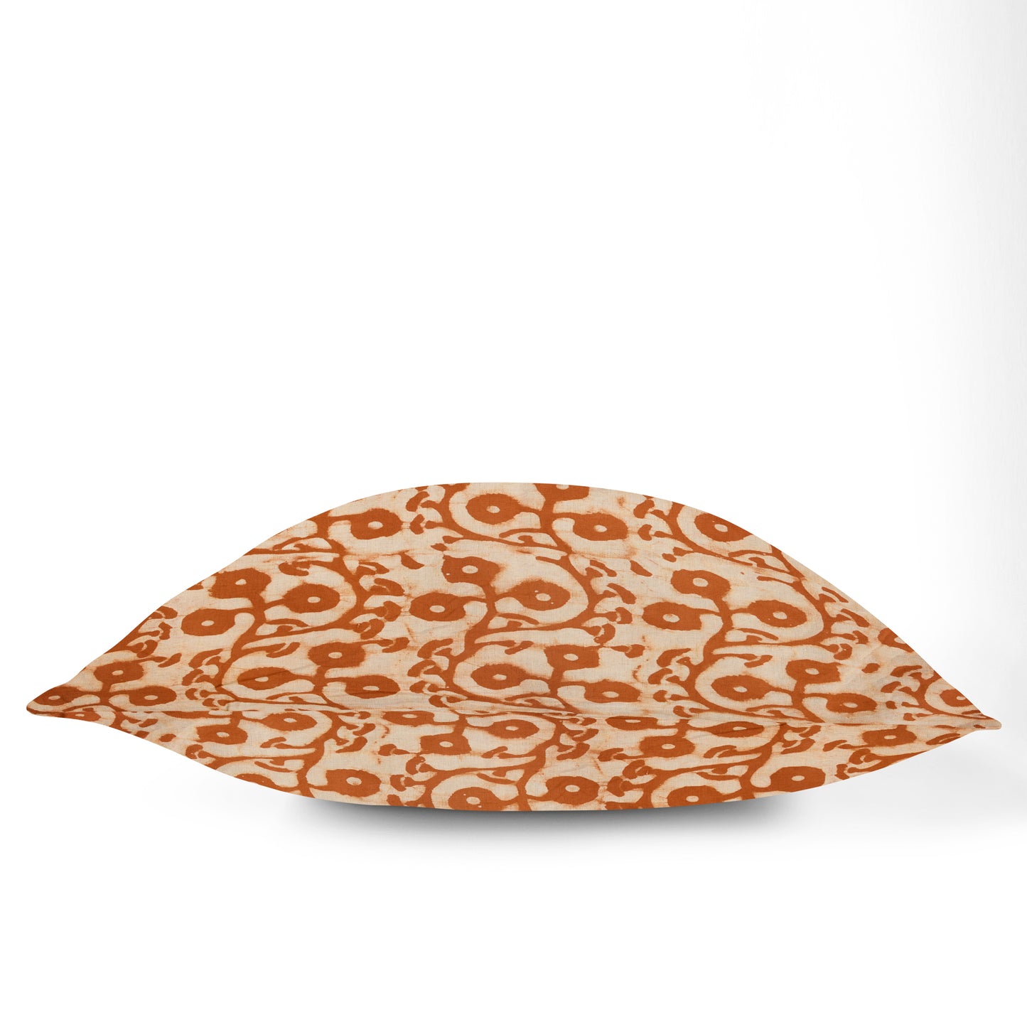 Terracotta Gumnuts Linen Euro Cushion Cover