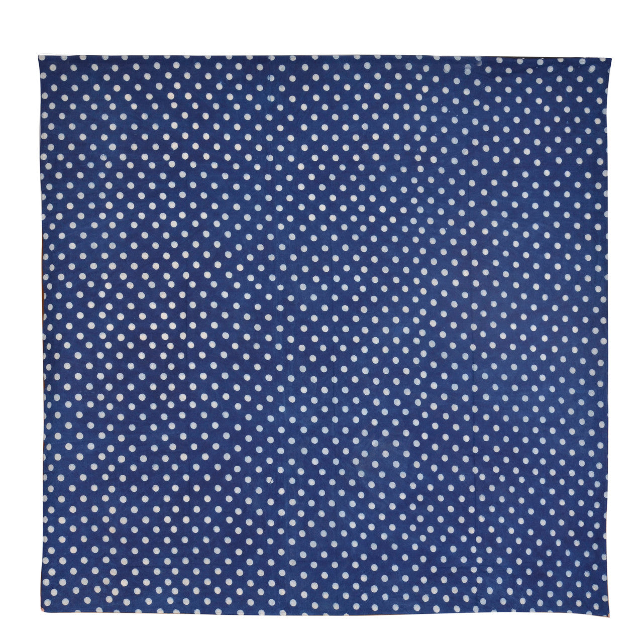 Indigo Moonlit Polka Dotty Square Tablecloth (180 X 180 cm)