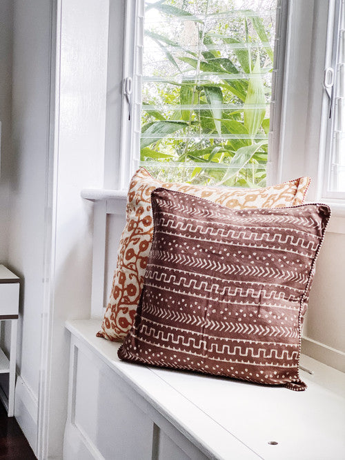 Tan Maple Linen Cushion Cover