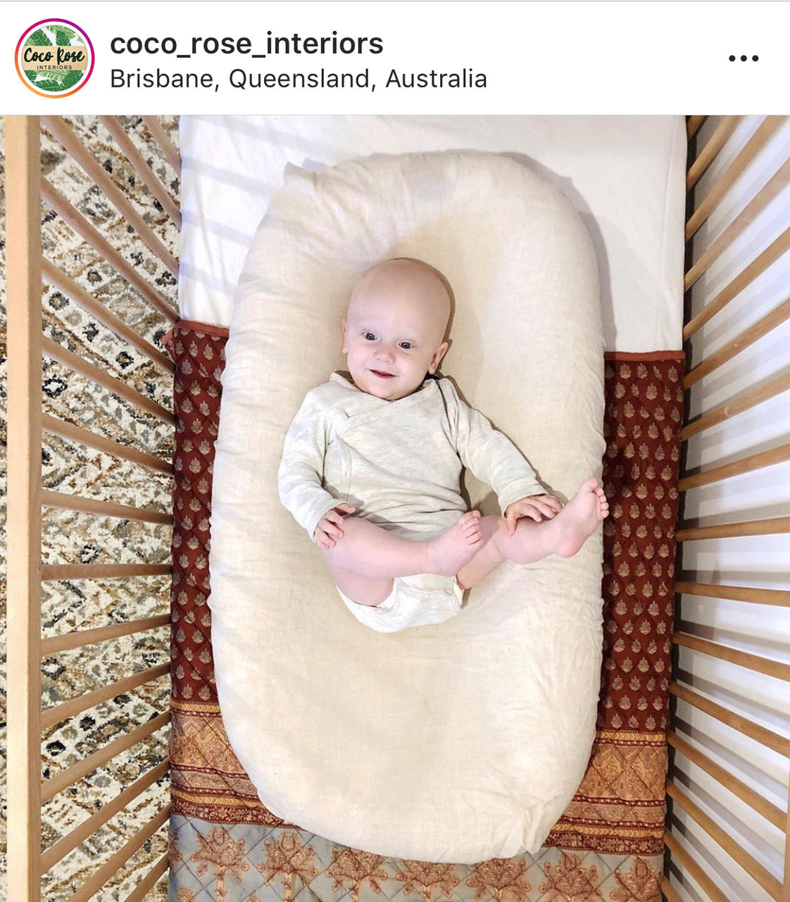 Palme D'or Bohemian Baby Quilt