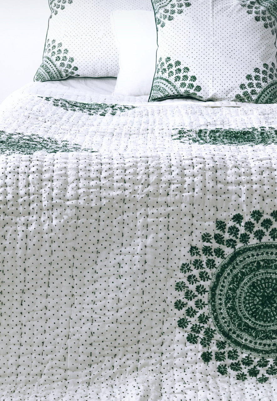 Emerald Moroccan Cushion Cover
