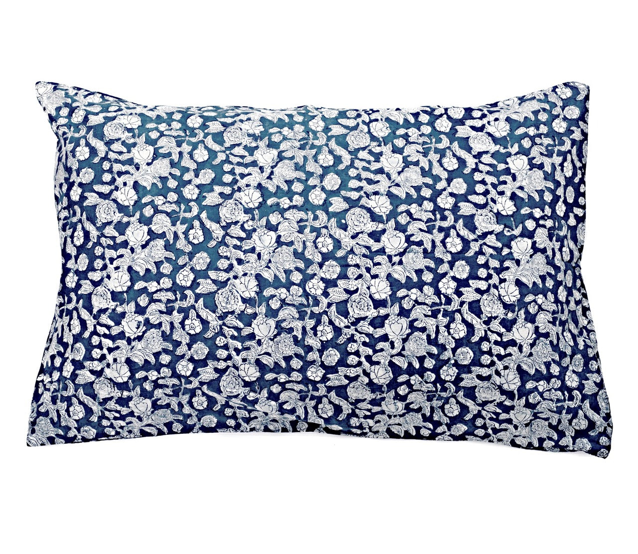 Indigo Hamptons Floral Pillowcase