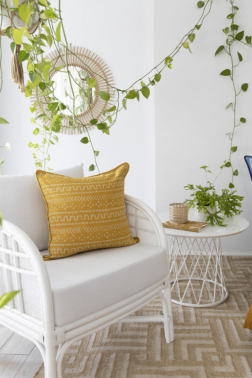 Mustard Linen Euro Cushion Cover