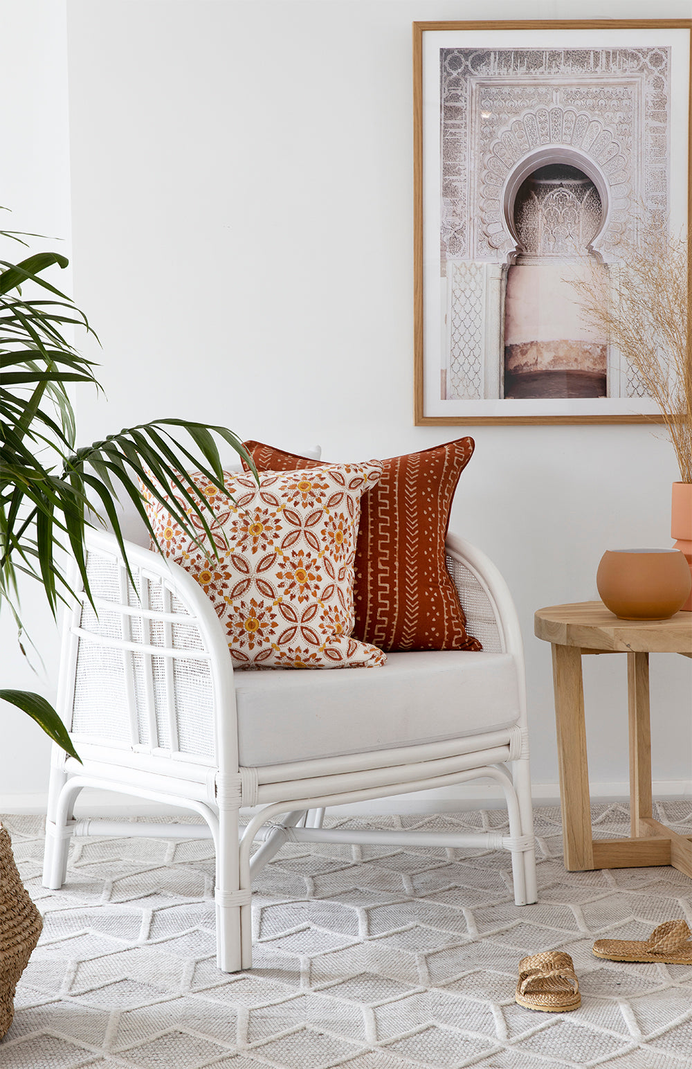 Cinnamon Sundance Linen Cushion Cover