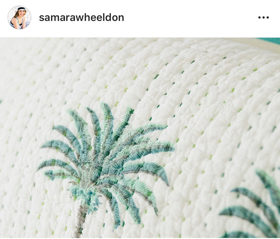 Tropical Palm Caribbean Quilt