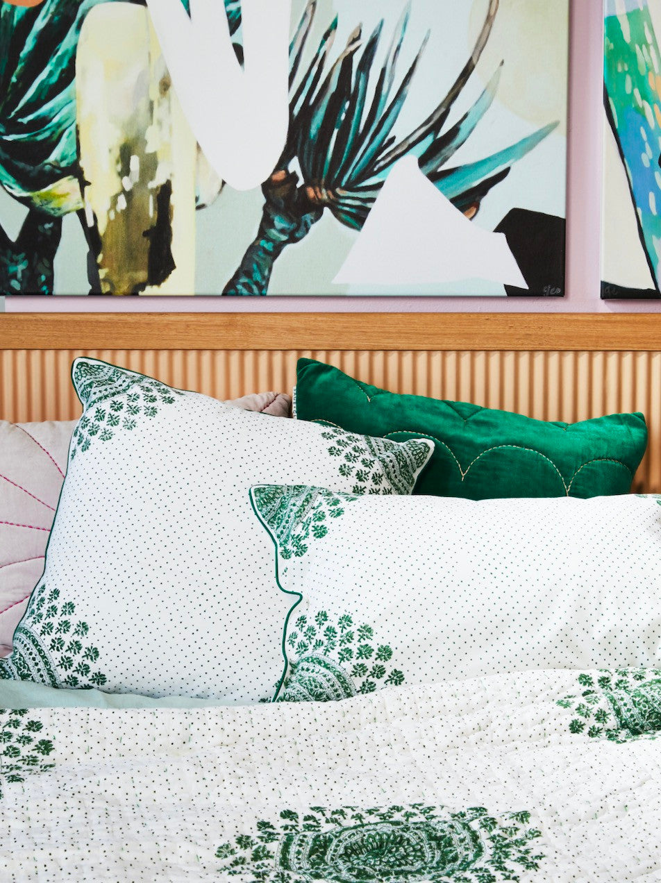 Emerald  Moroccan Cushion Cover