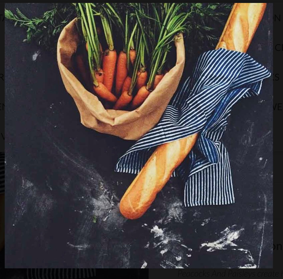 Indigo Hamptons Stripes  Napkins -Sets of 4