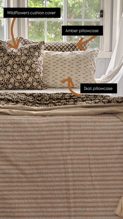 Hygge Ikat Pillowcase