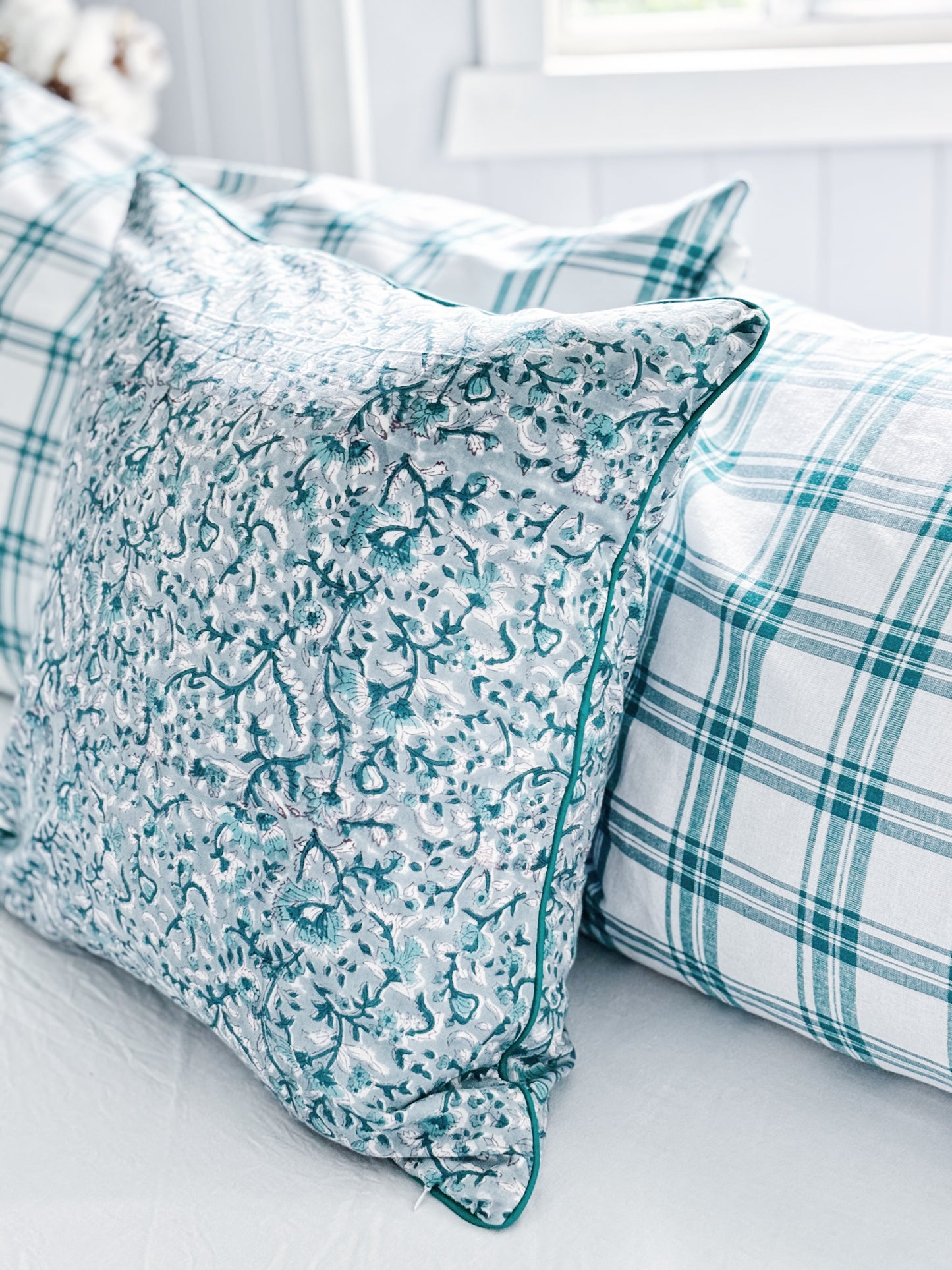 Sage Foliage Coastal Cushion Cover