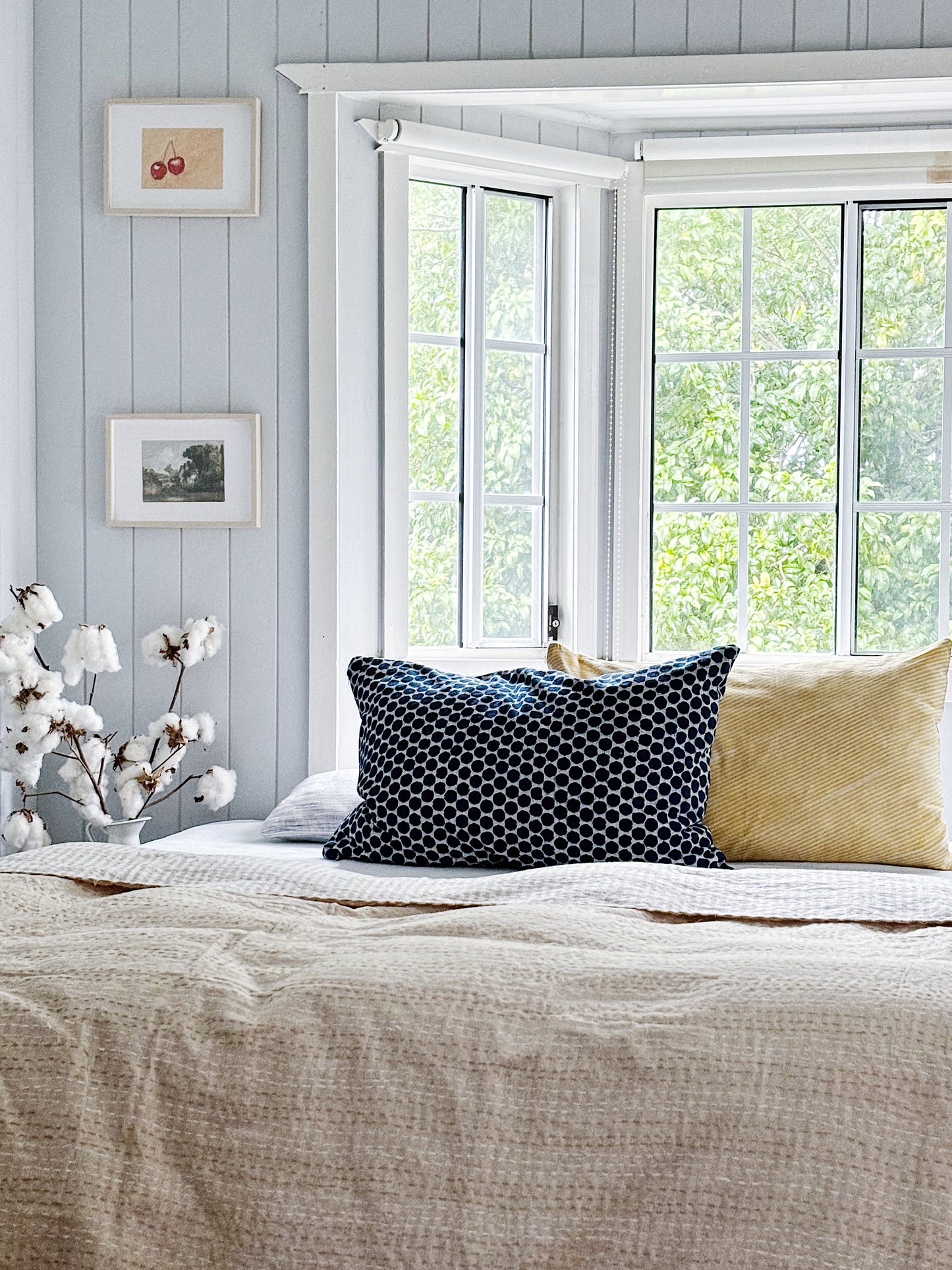 Indigo Hamptons Dots  Pillowcase